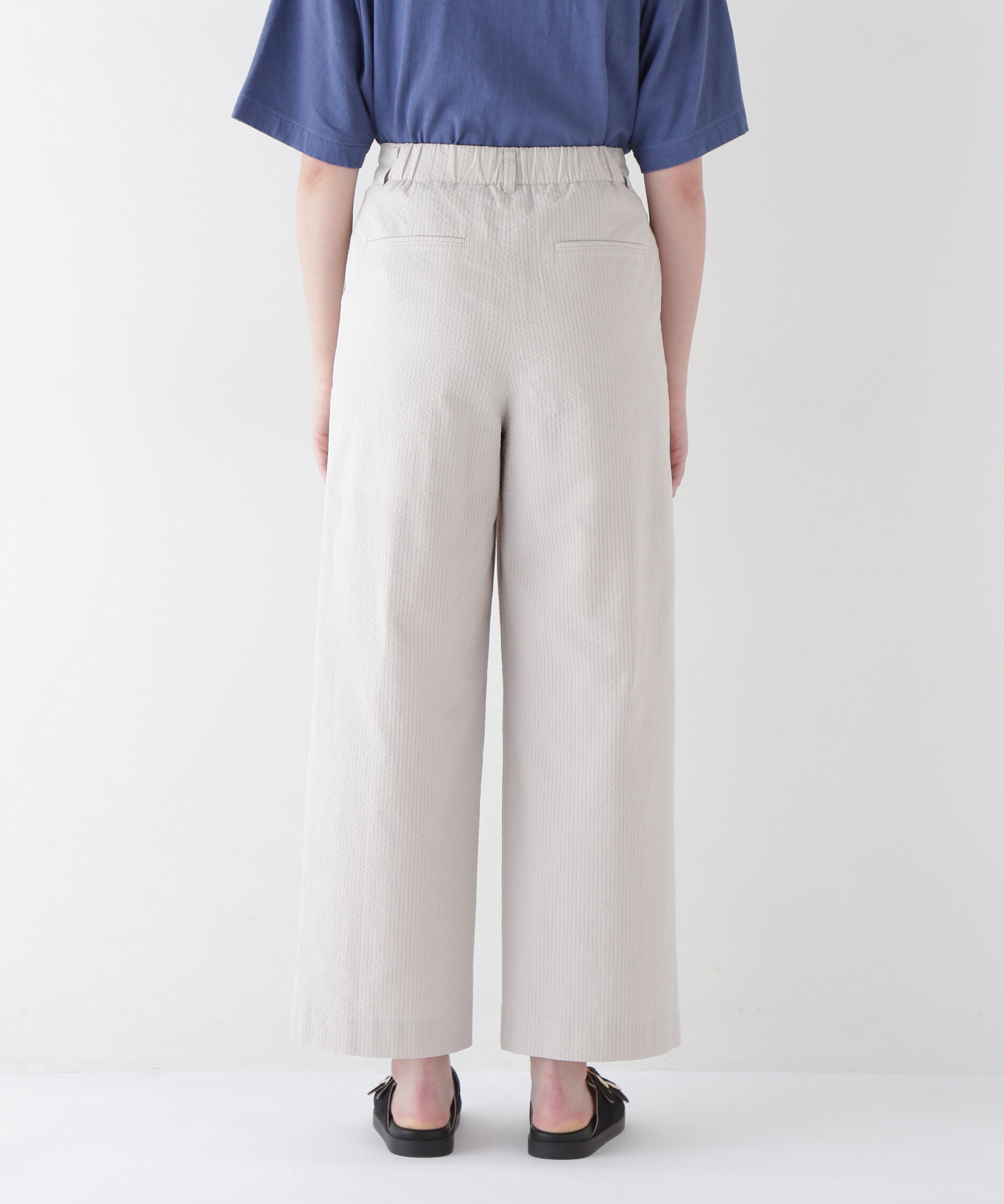  「◆シアサッカーストライプセミワイドパンツ」|その他|