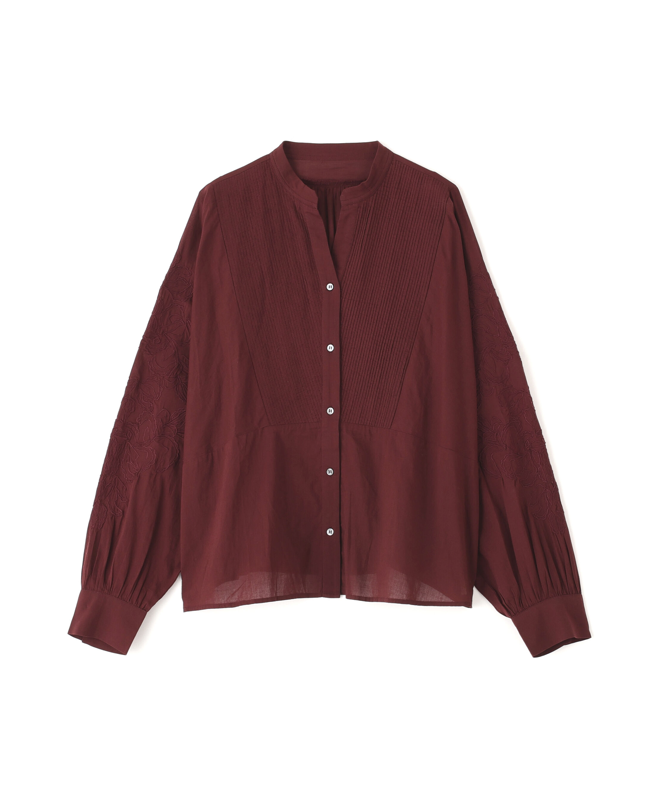  「◆インドコットンボイルアップリケブラウス」|シャツ・ブラウス|