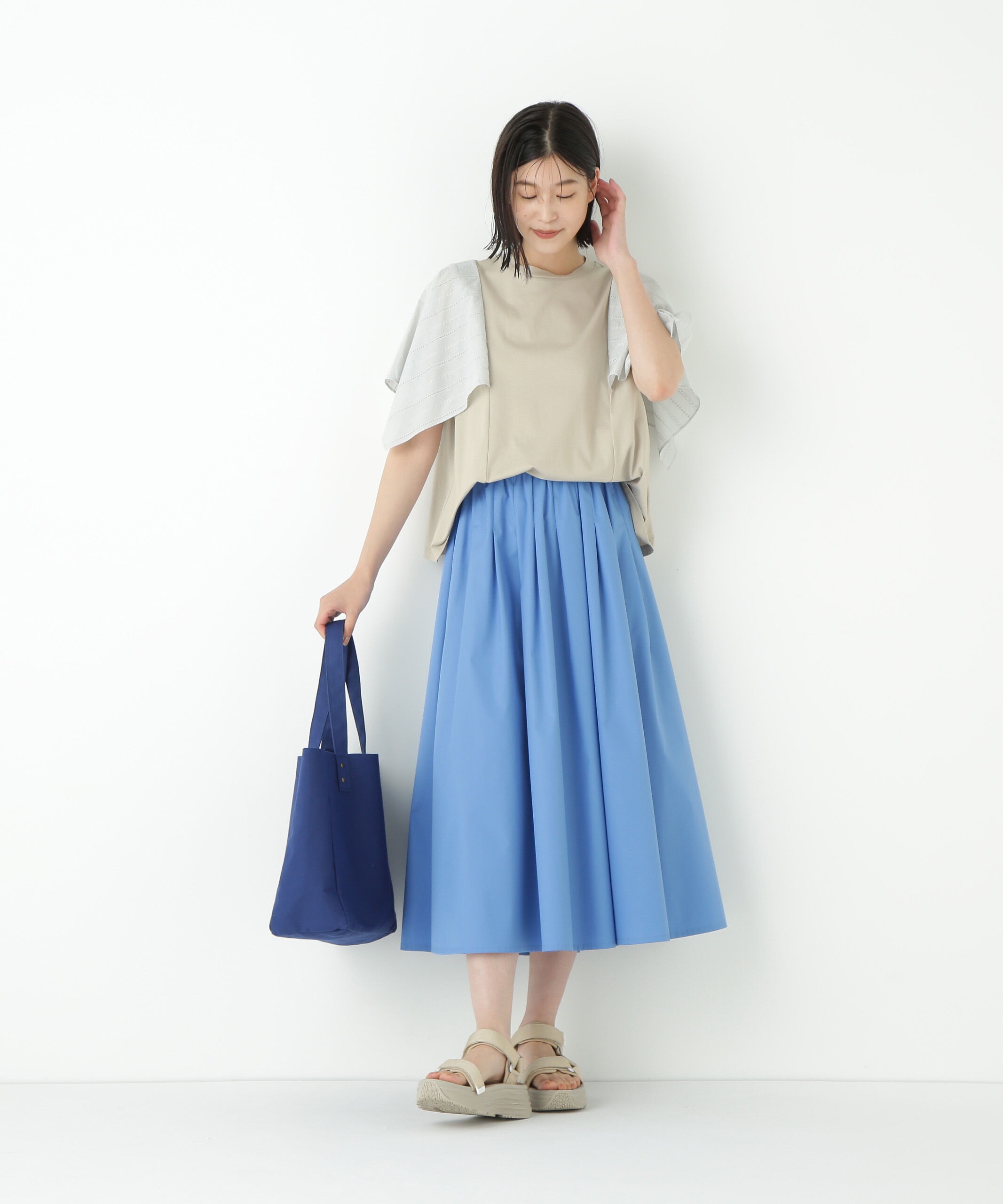  「◆コットンローンレースドッキングプルオーバー」|Tシャツ・カットソー|