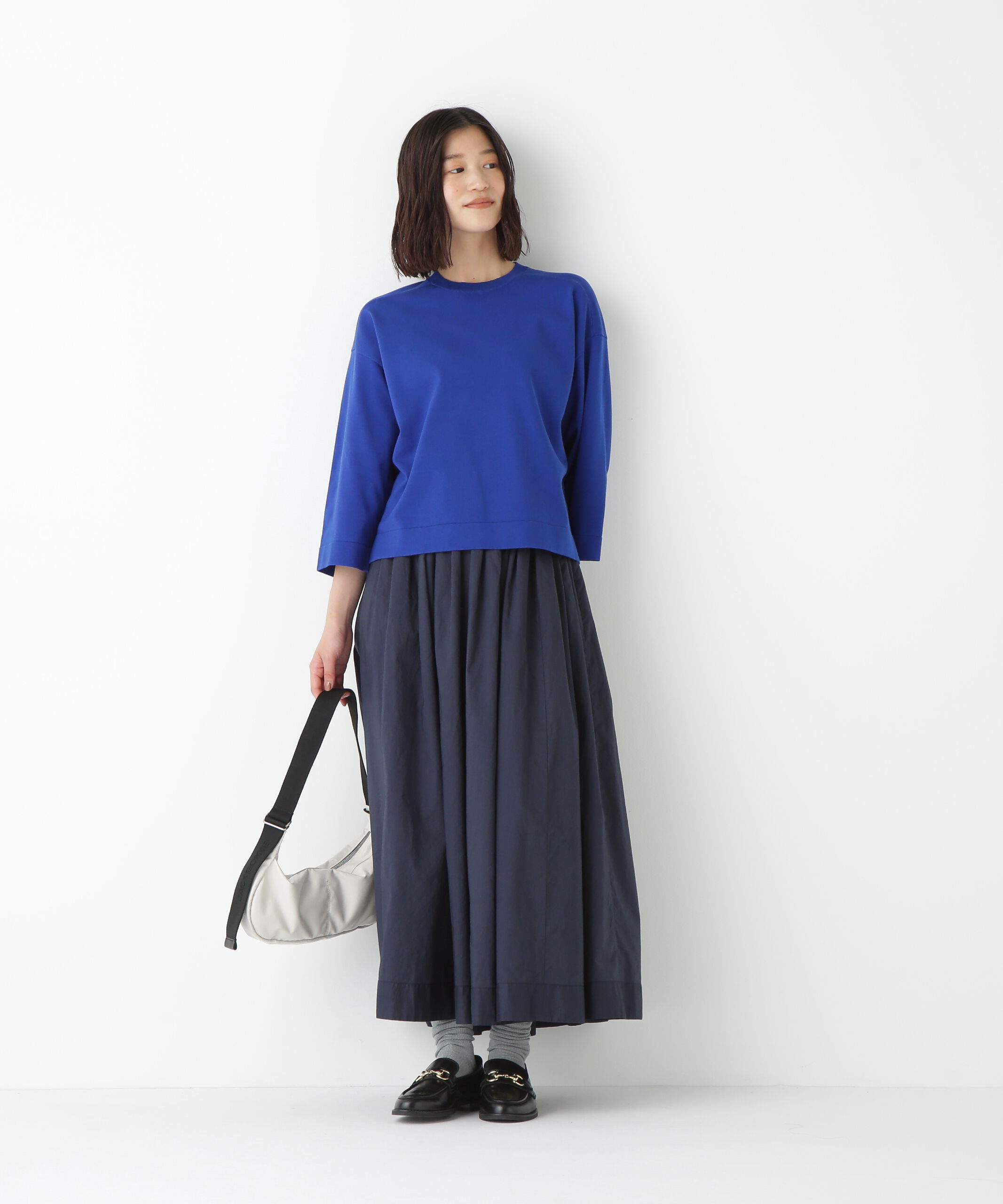  「◆オーガニックコットン混プレーティングプルオーバー」|ニット・セーター|