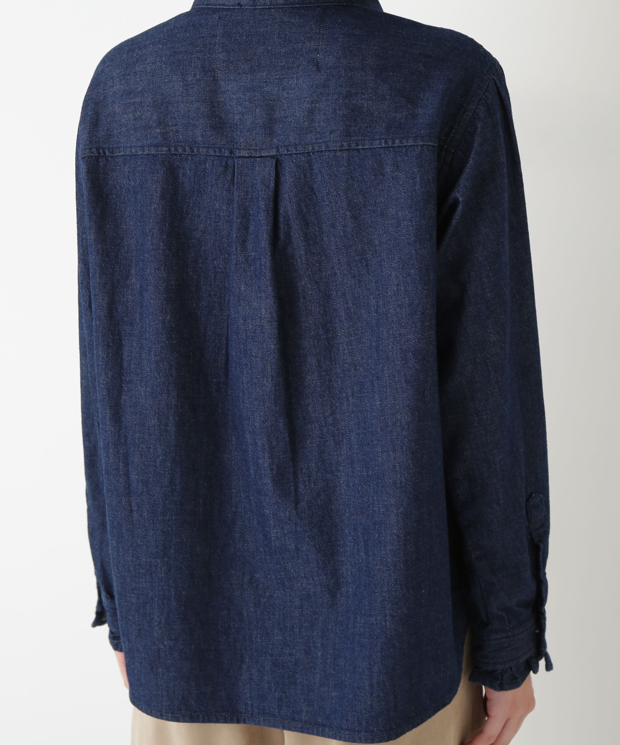  「◆デニムボウタイブラウス」|シャツ・ブラウス|