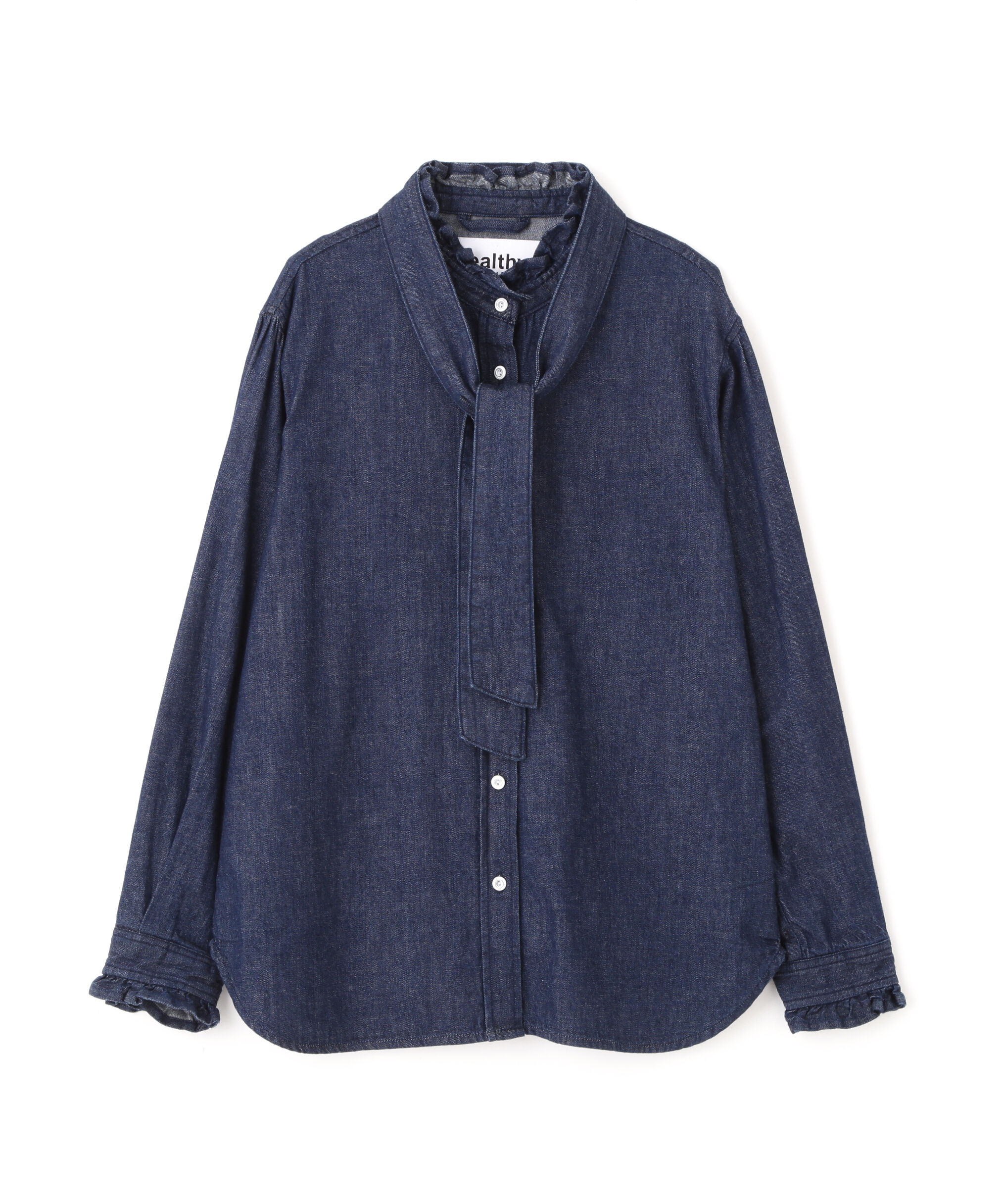  「◆デニムボウタイブラウス」|シャツ・ブラウス|