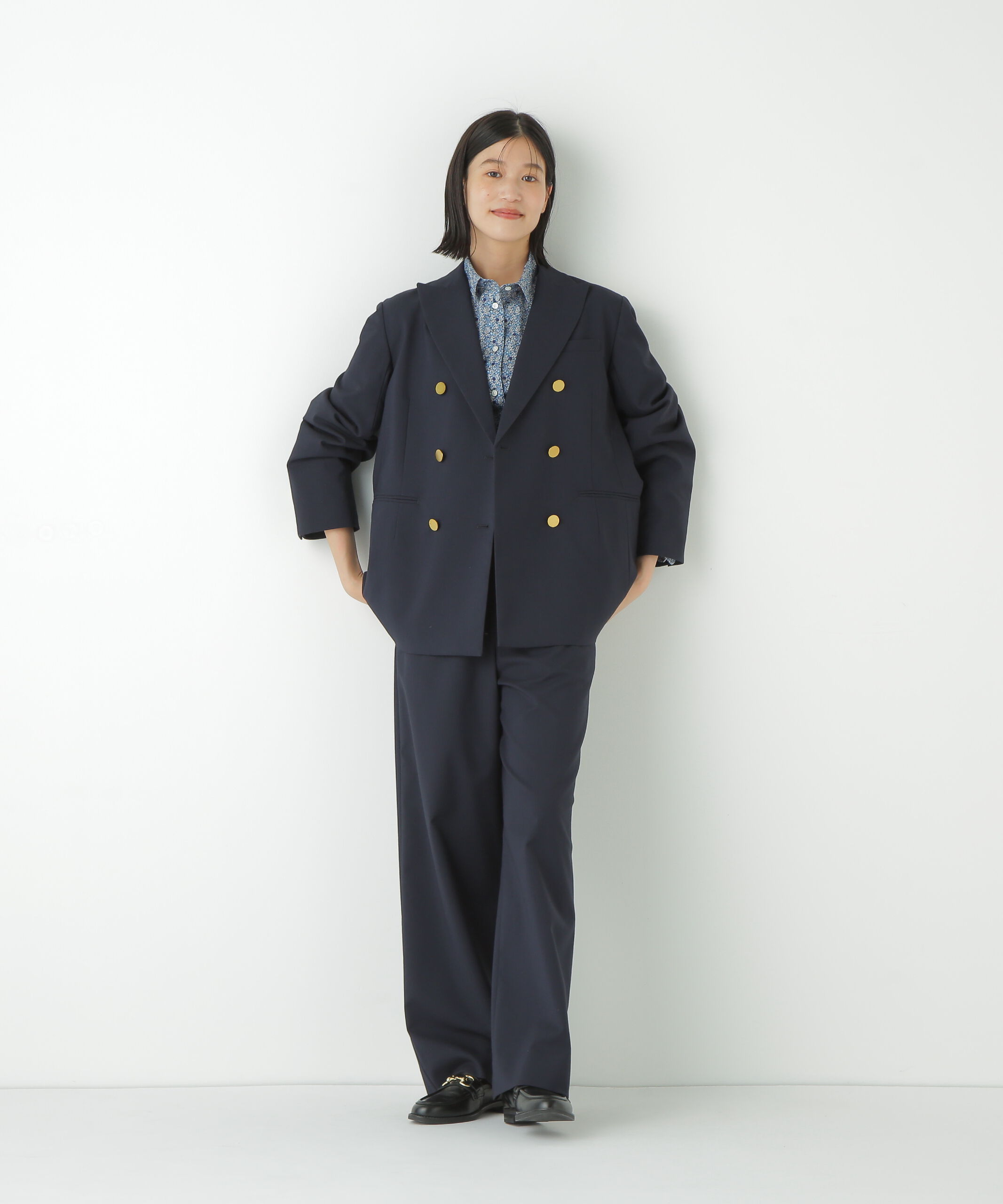  「◆強撚シャークスキンピークドラペルジャケット」|その他|