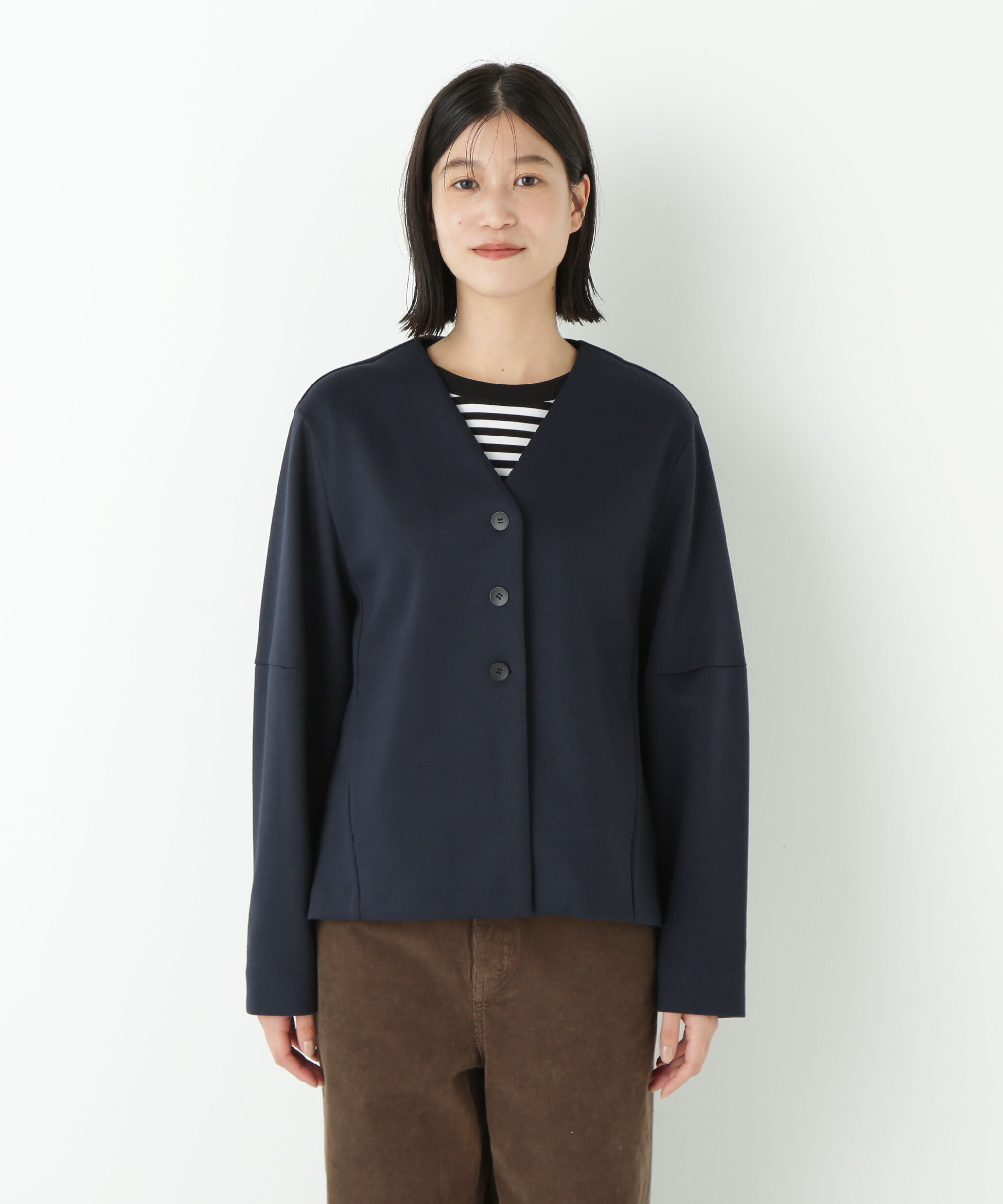  「◆ダンボールＶネックカーディガン」|Tシャツ・カットソー|