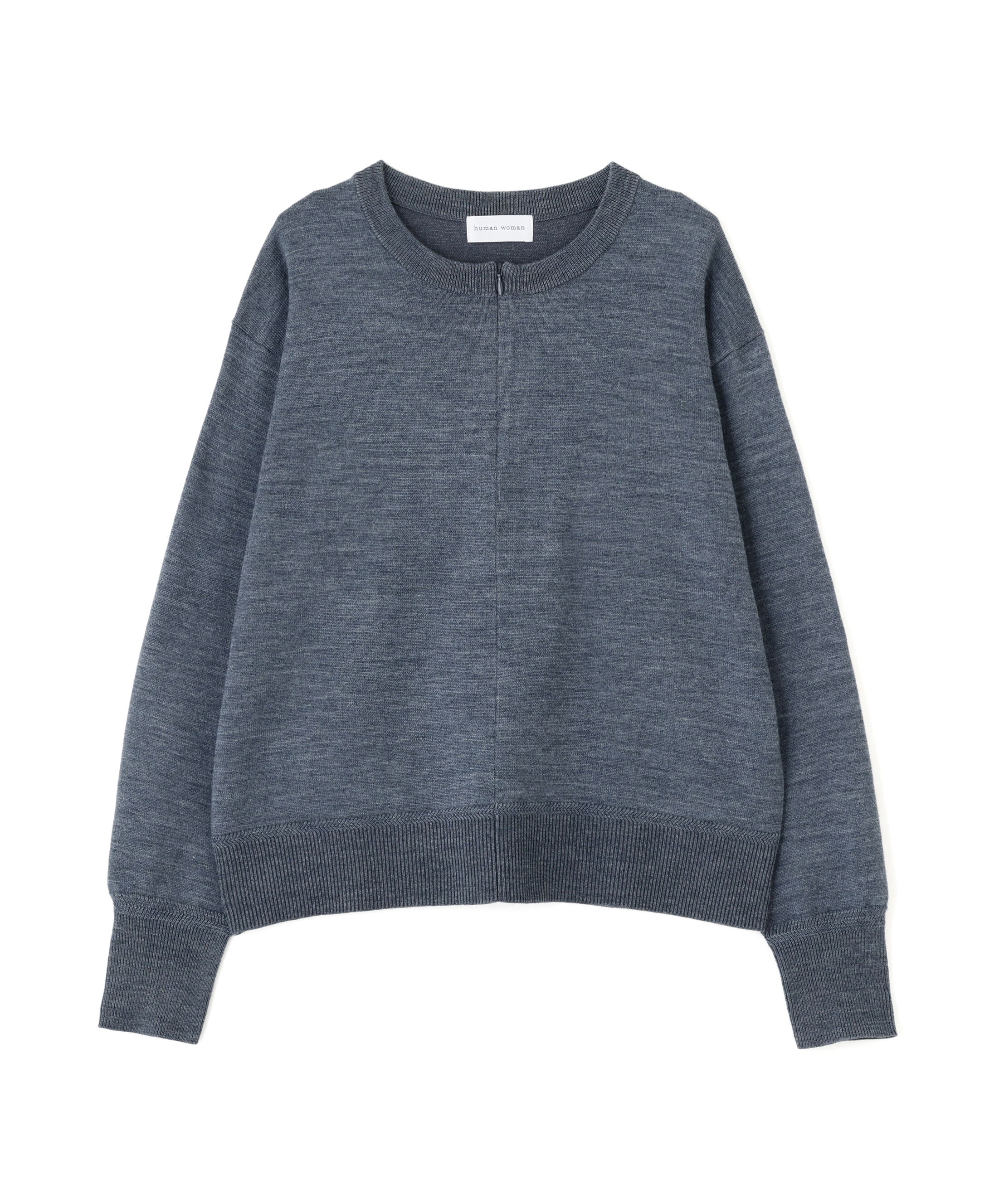  「◆ハイゲージプレーティングスキッパー風プルオーバー」|ニット・セーター|