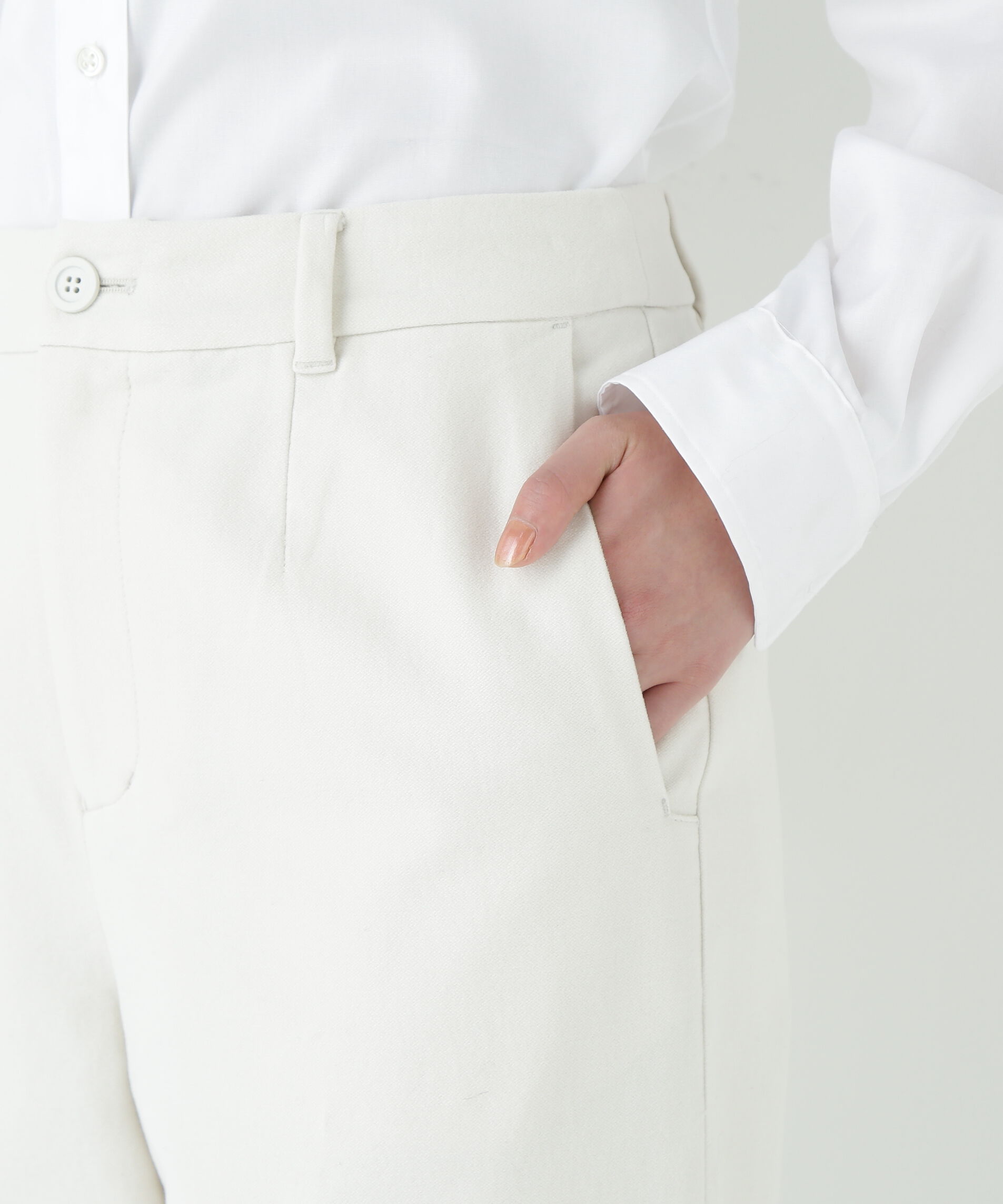  「≪マルチサイズ展開≫リクライドクロスセミワイドパンツ」|その他|