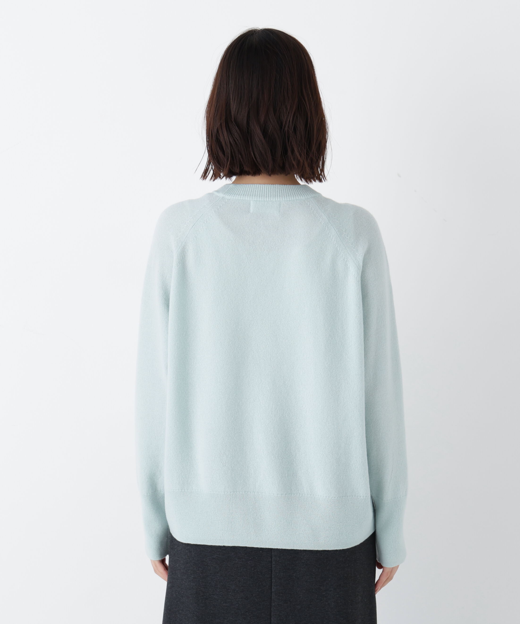  「◆ミドルゲージウールクルーネックプルオーバー」|ニット・セーター|