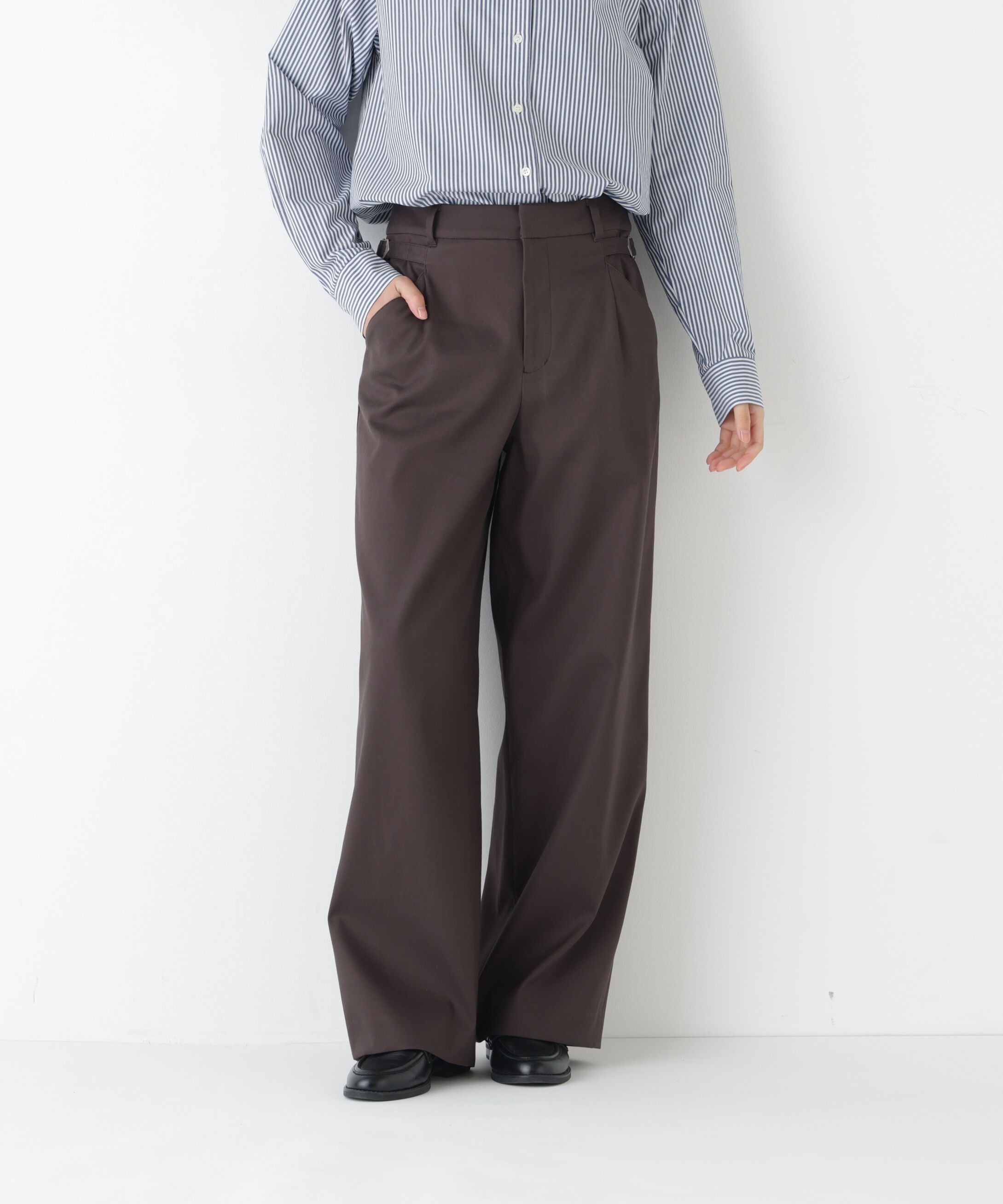  「◆《マルチサイズ/ウォッシャブル》ＯＧダブルクロスセミワイドパンツ」|その他|