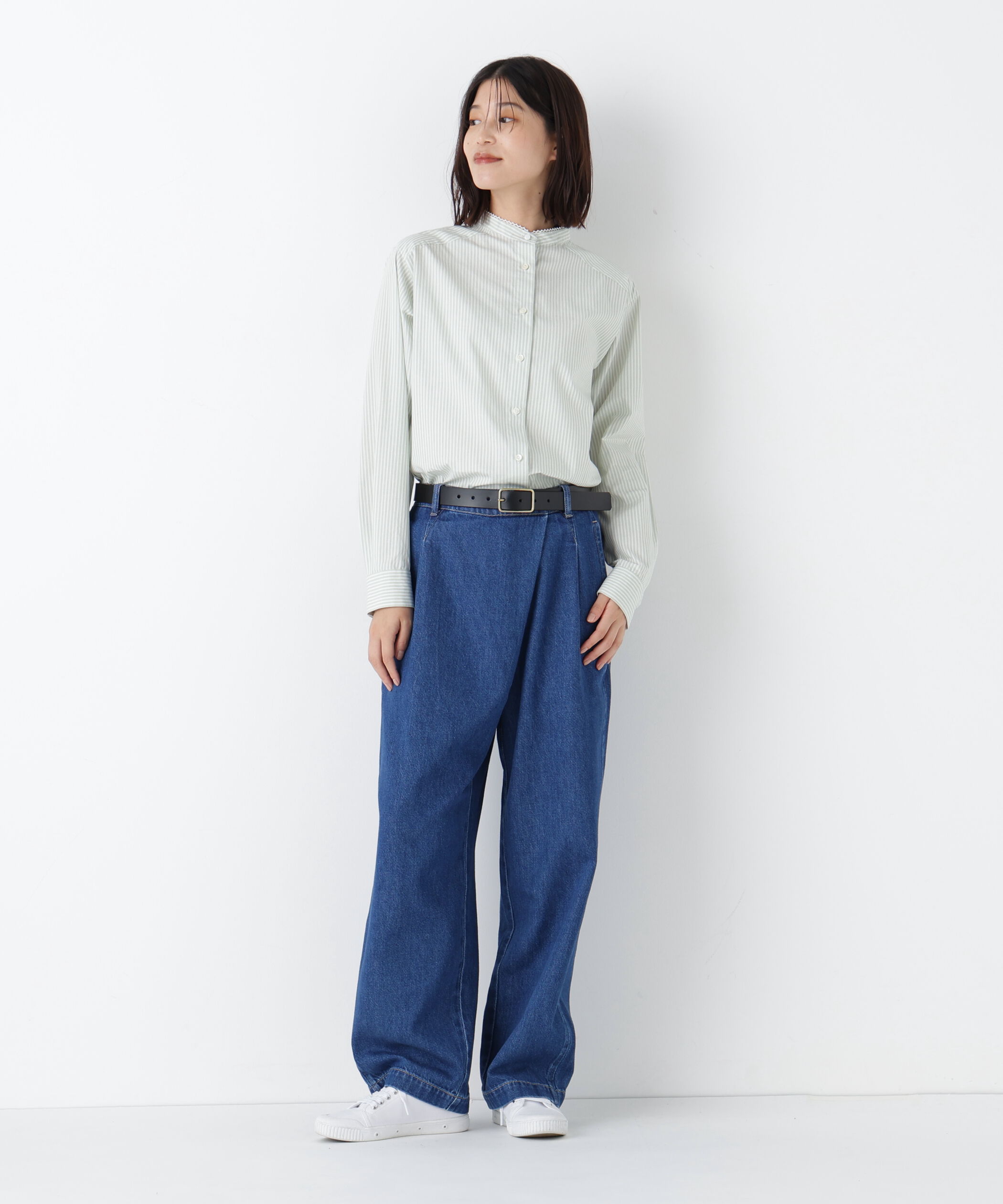  「◆《ウォッシャブル》ソフトデニムバレルパンツ」|その他|