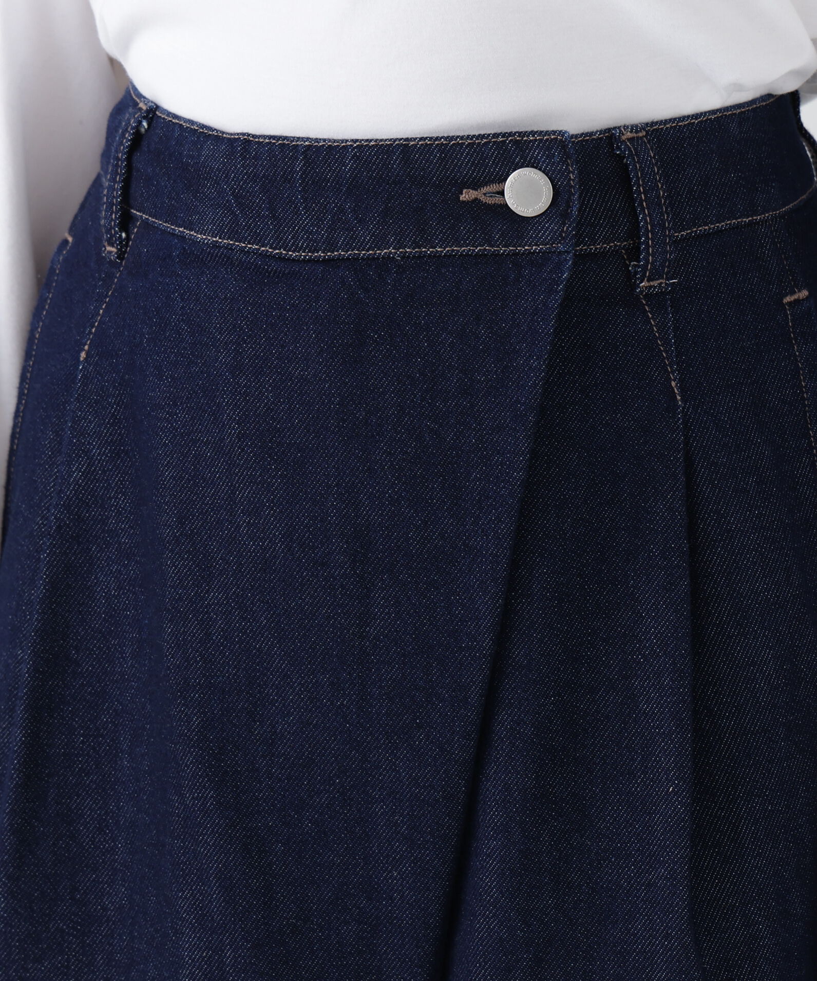  「◆《ウォッシャブル》ソフトデニムバレルパンツ」|その他|