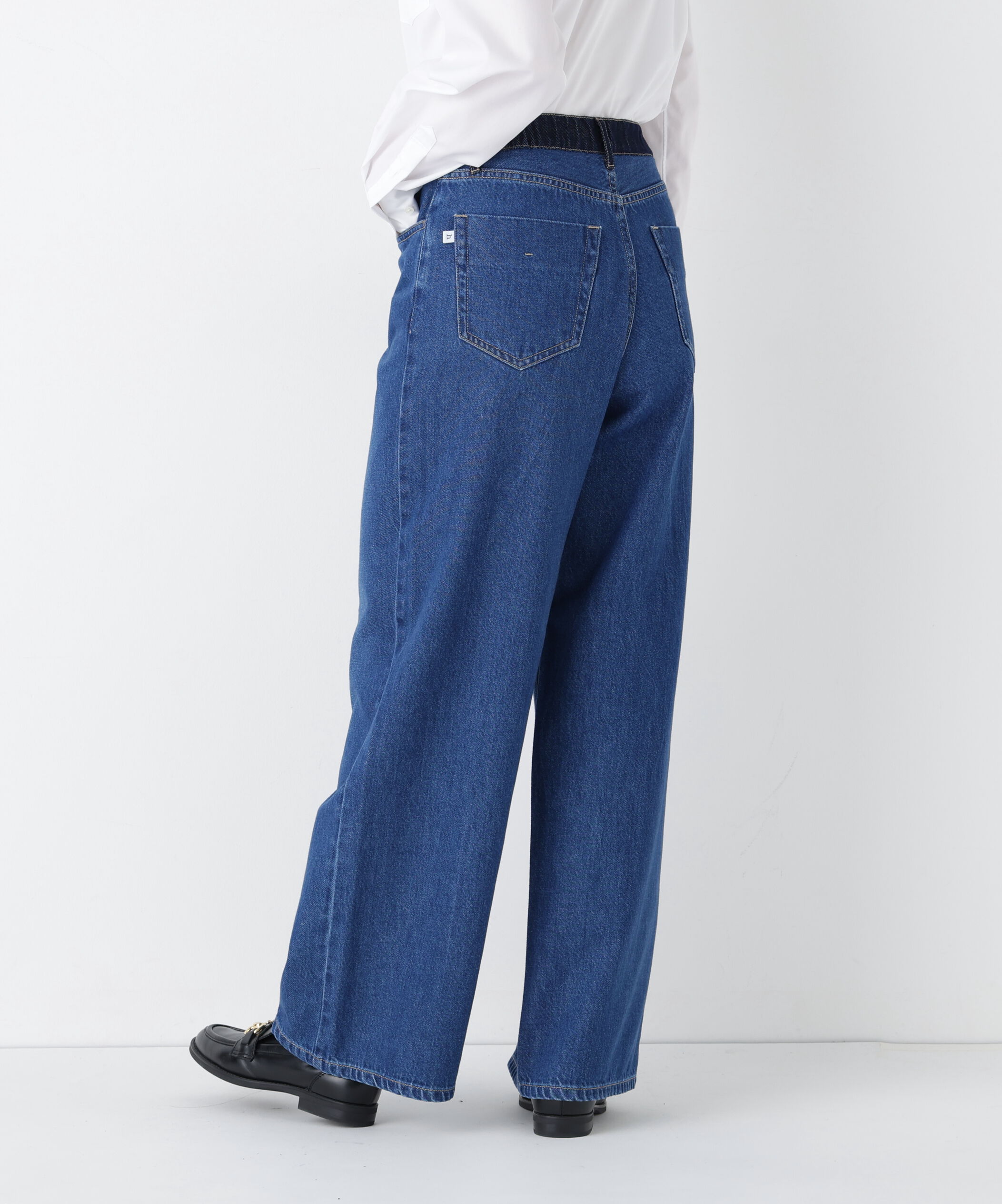  「◆ソフトデニムセミワイドパンツ」|その他|