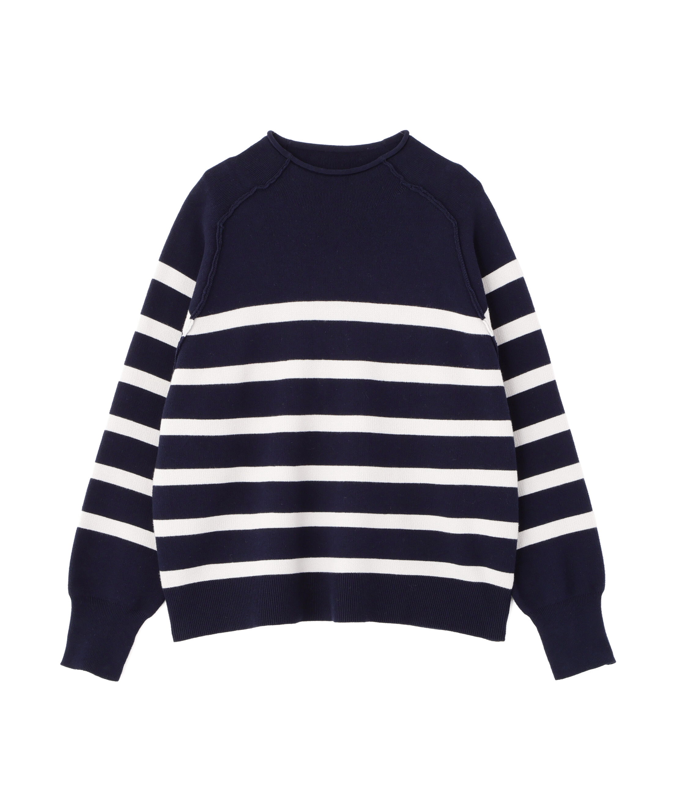  「◆《ウォッシャブル》コットンジャガードボトルネックＰＯ」|ニット・セーター|