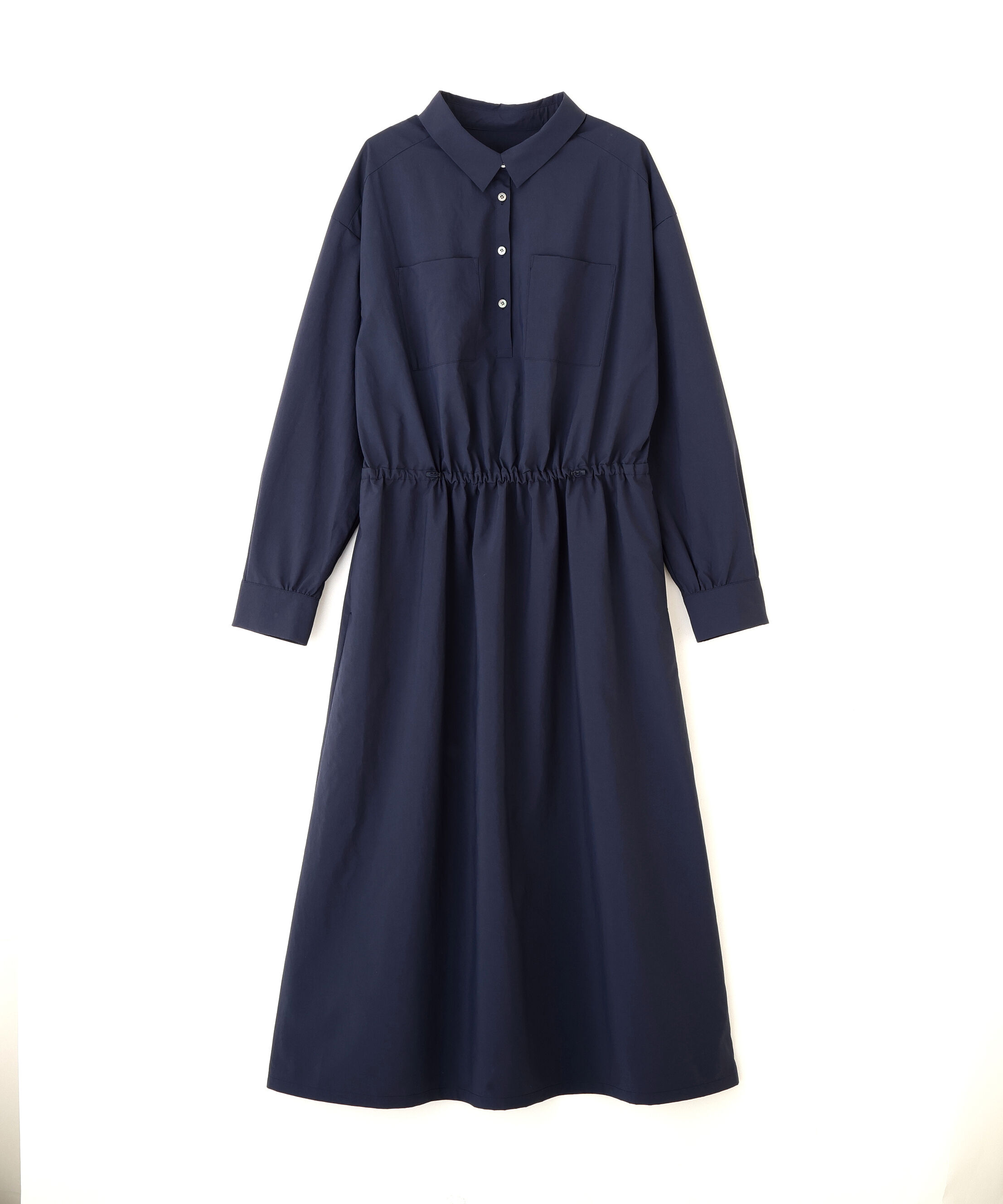  「◆《ウォッシャブル》ドロストシャツワンピース」|ワンピース|