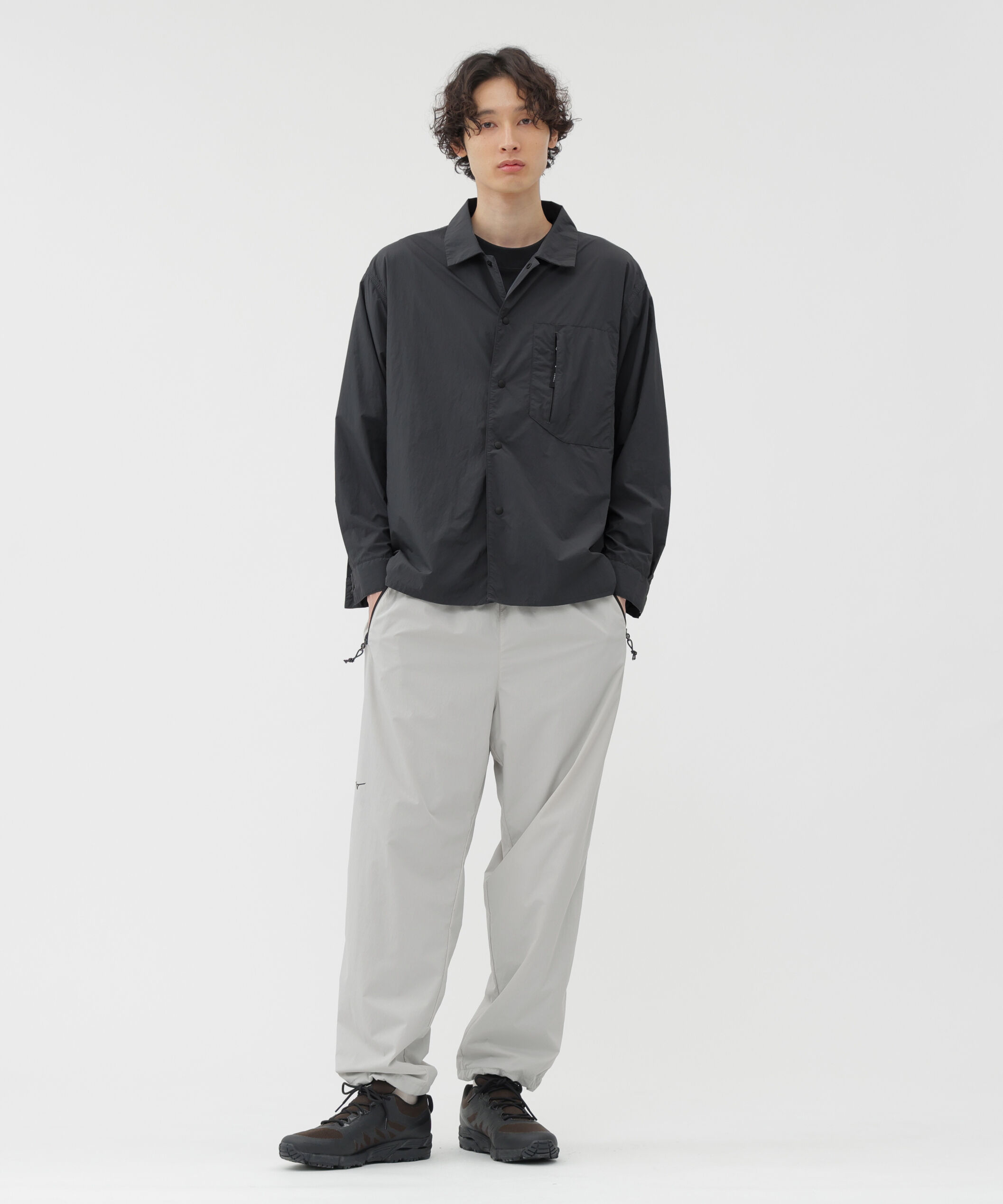 MARGARET HOWELL「FINEGAUGE WASHABLE WOOL JERSEY TOP」|Tシャツ・カットソー|