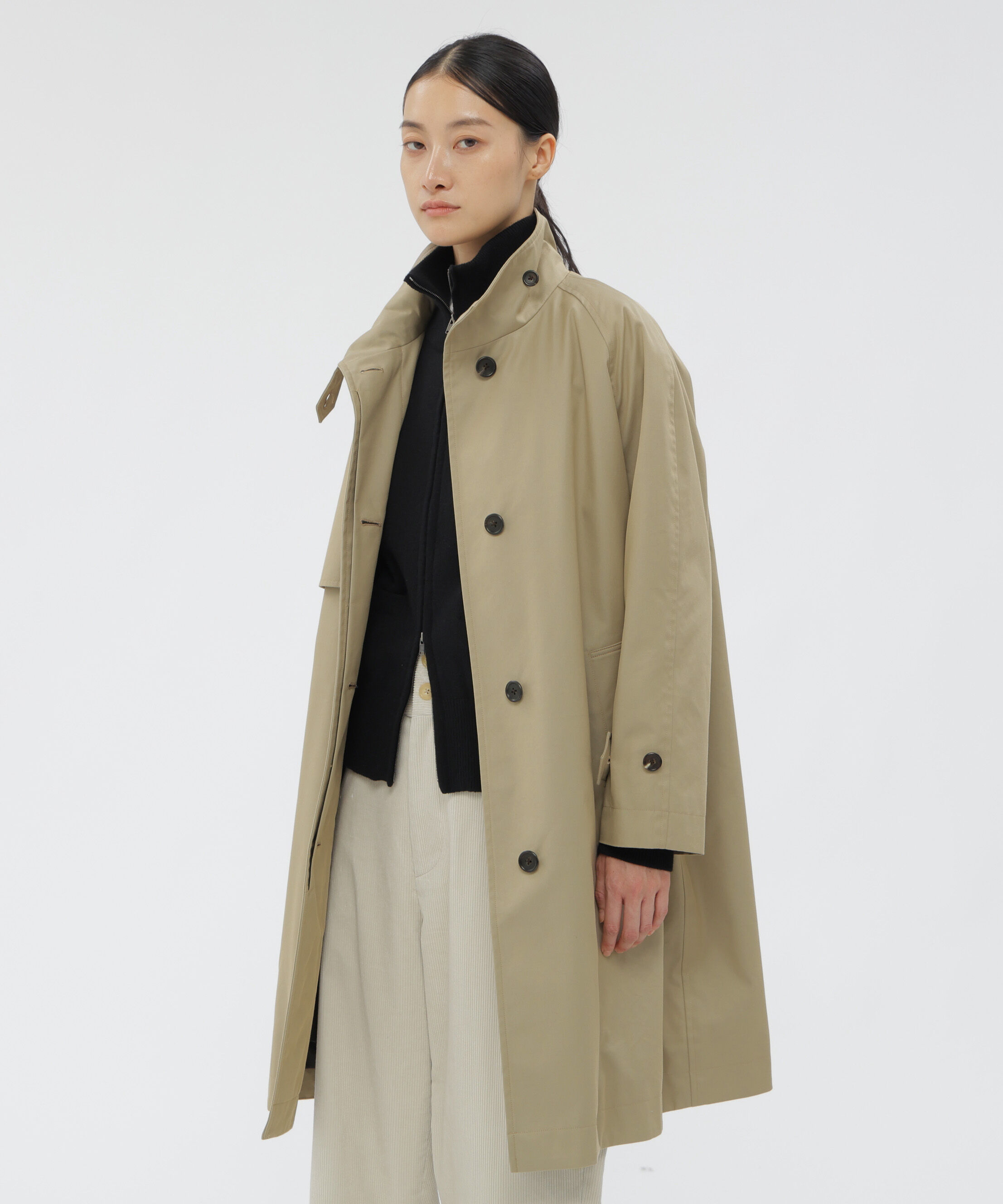  「COTTON NYLON GABARDINE COAT」|その他|BEIGE