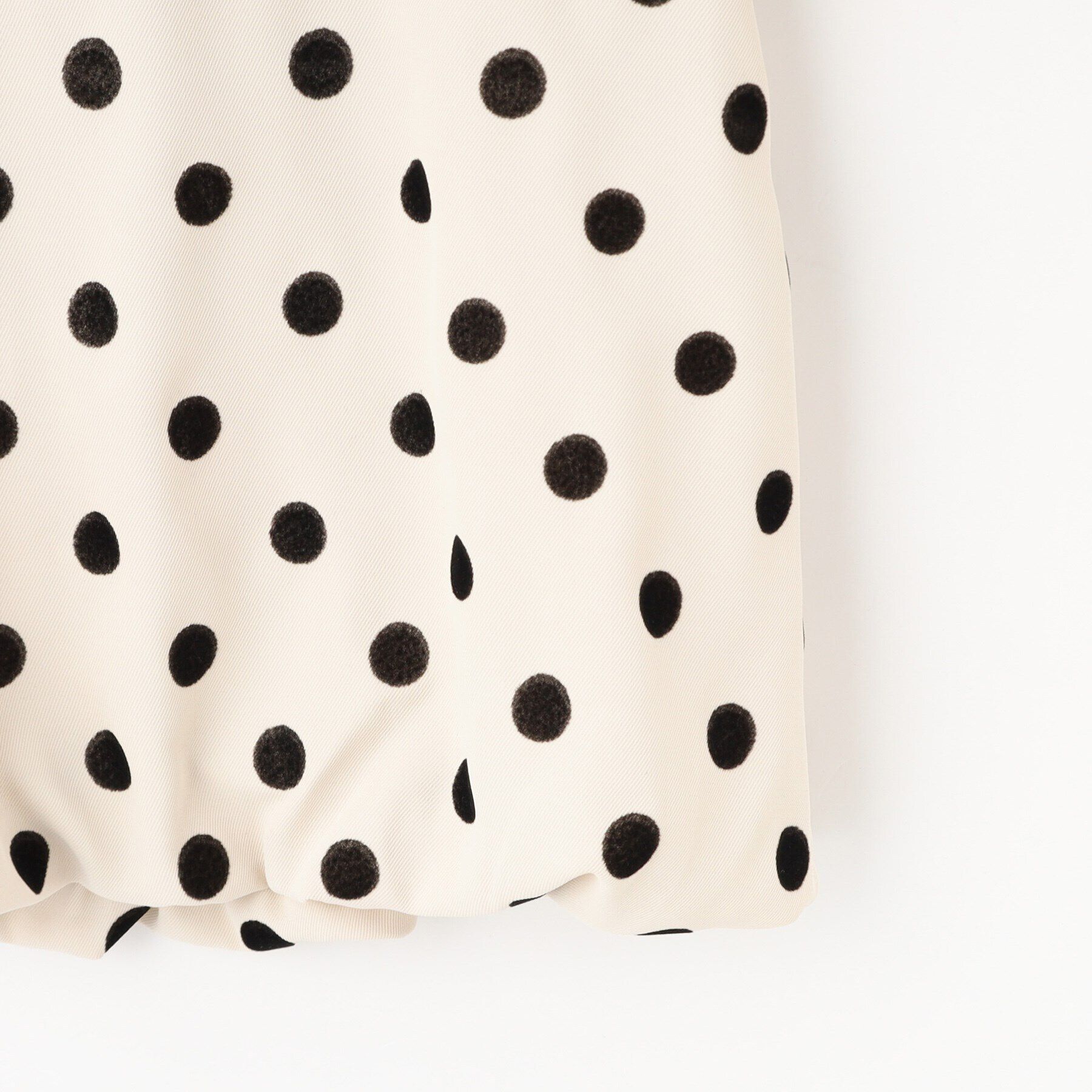 SHOO･LA･RUE「【100-140cm/プチセレ/セットアップ可】フロッキードットブラウス」|シャツ・ブラウス|