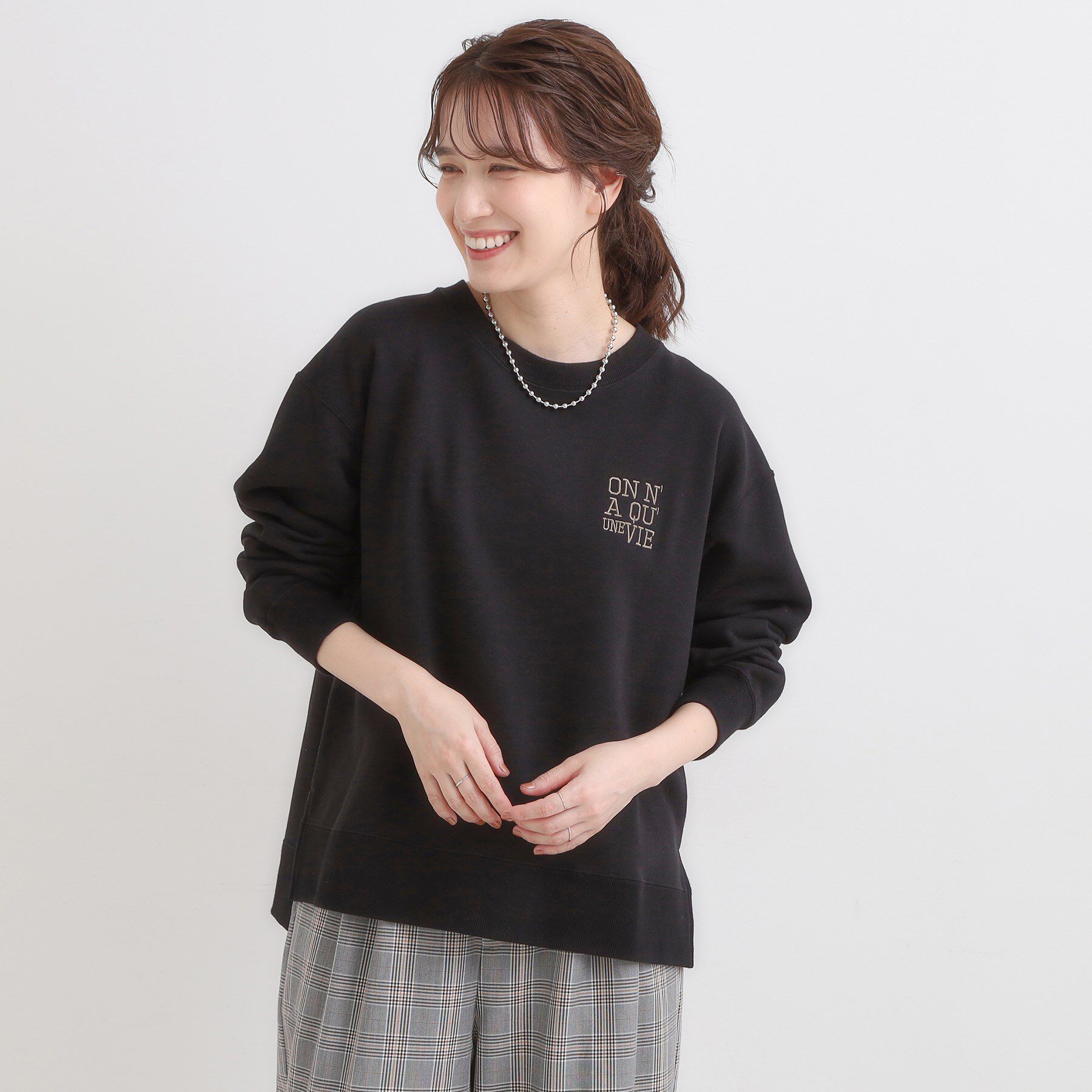 SHOO･LA･RUE「グラフィックアソート裏毛スウェット」|パーカー|