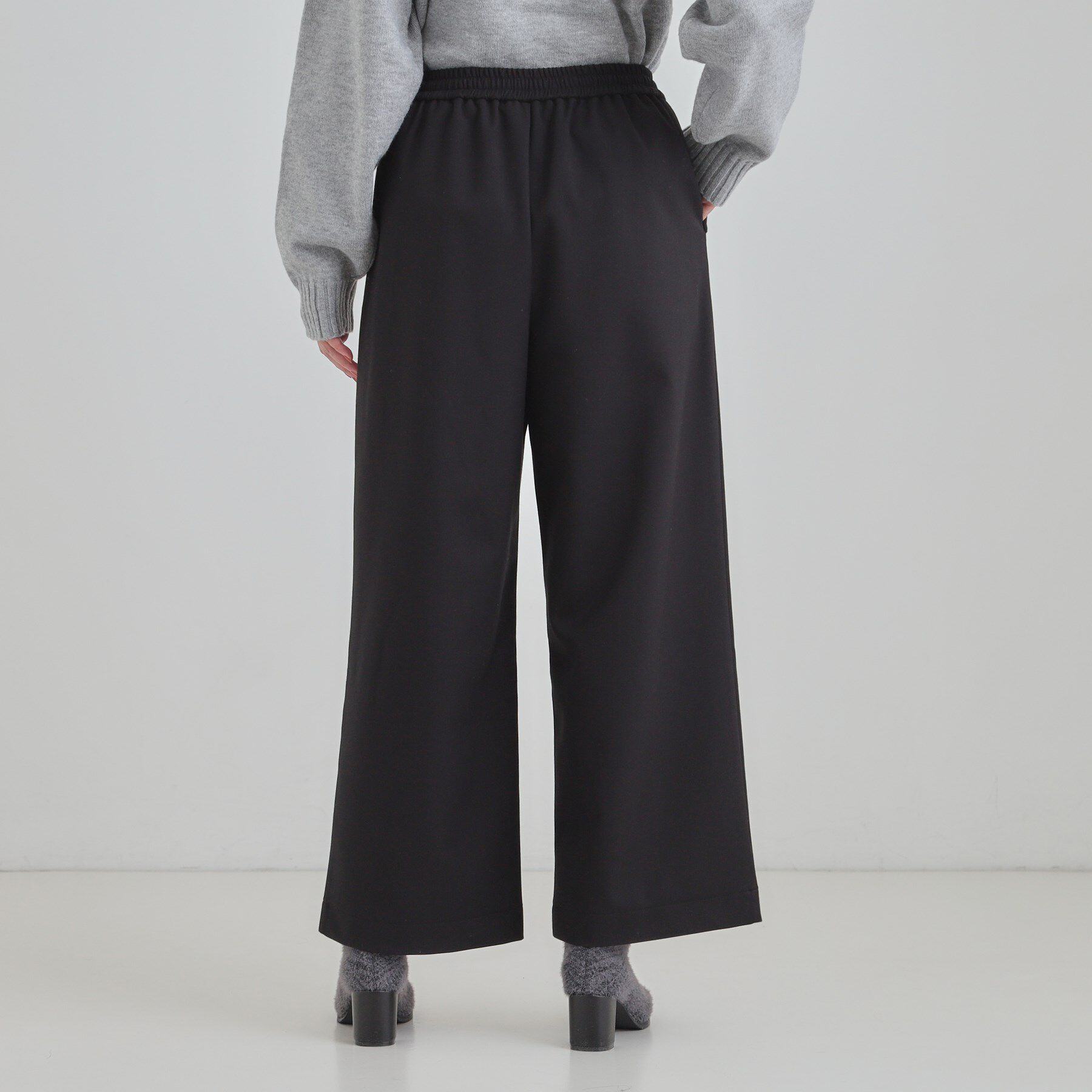 SHOO･LA･RUE「【洗濯機可/S-LL】 フラップイージーワイドパンツ」|その他|