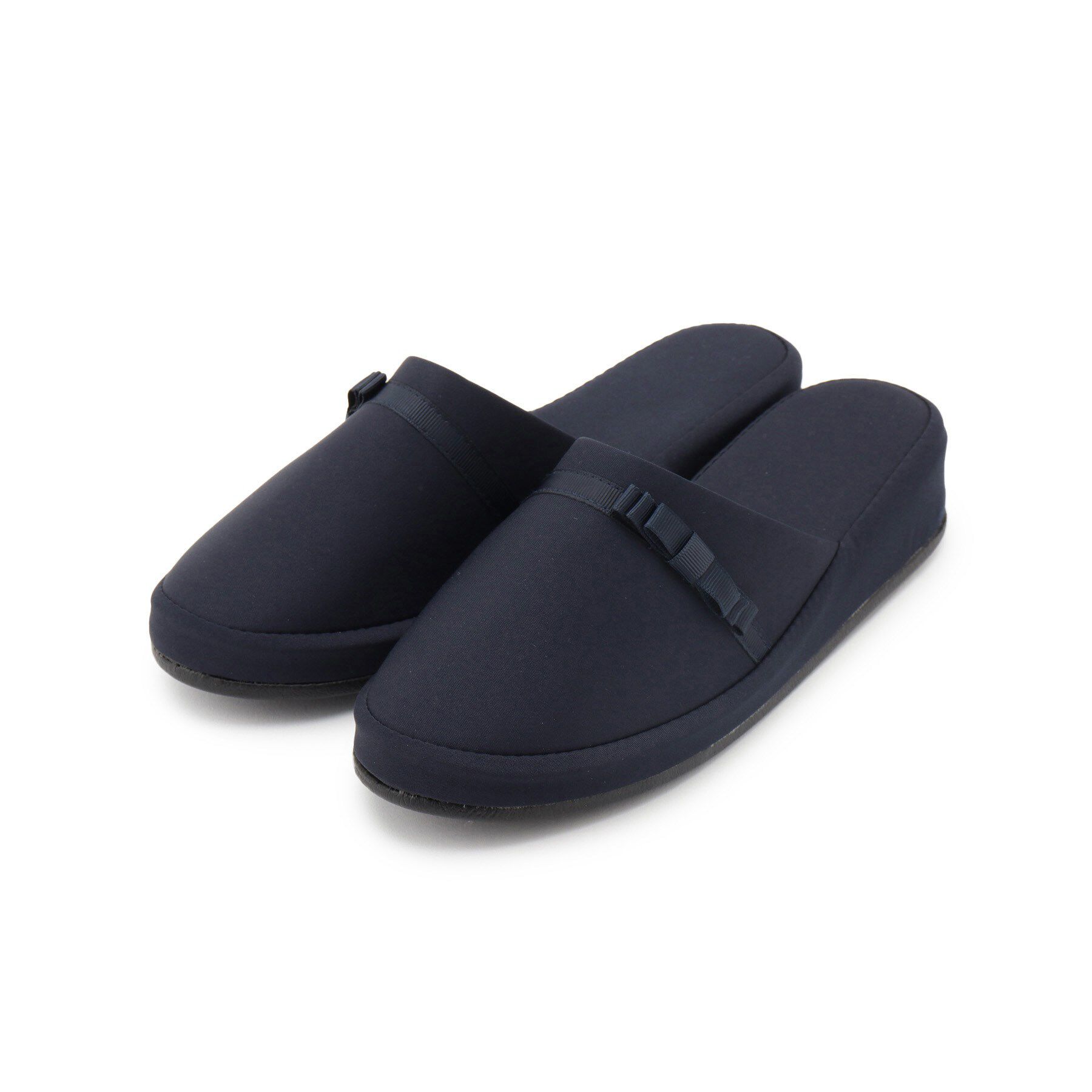 SHOO･LA･RUE「【セレモニー】トート付き ヒールスリッパ」|クッション・クッションカバー|ブルー(093)