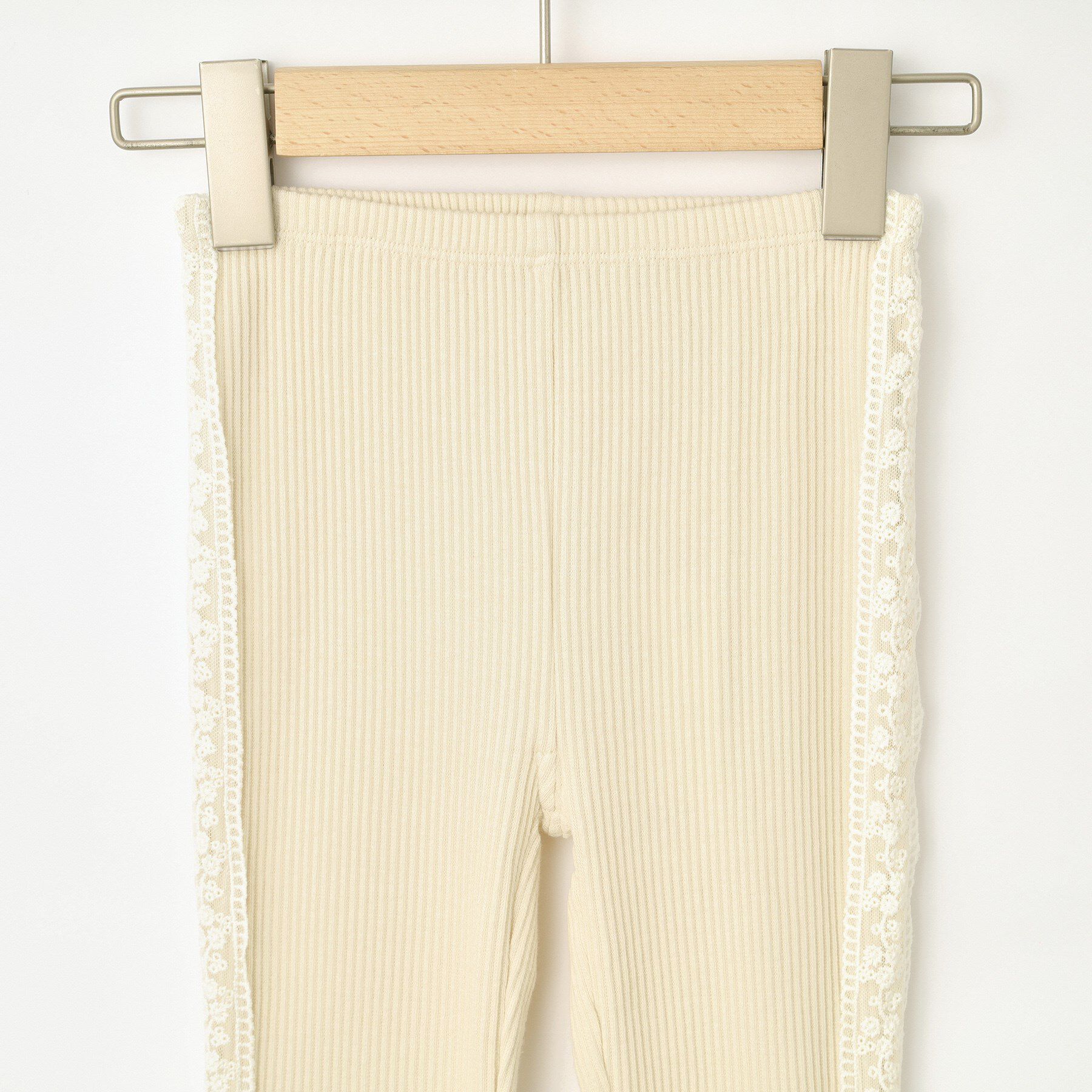 SHOO･LA･RUE「【100-150cm】サイドレースリブレギンス」|その他|