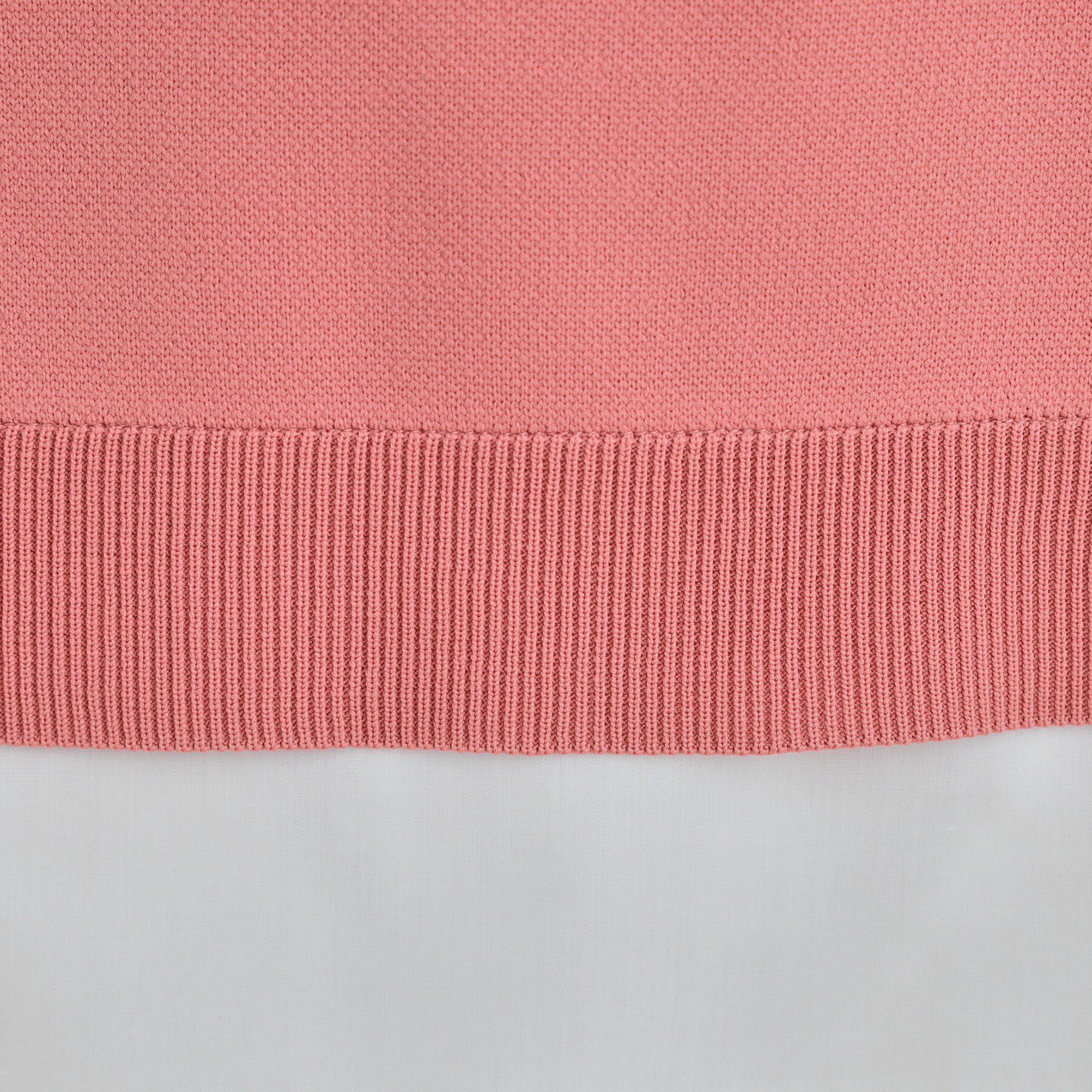 SHOO･LA･RUE「【洗濯機可/S-LL】さらに軽くなった スポンディッシュ裾フェイクトップス」|ニット・セーター|