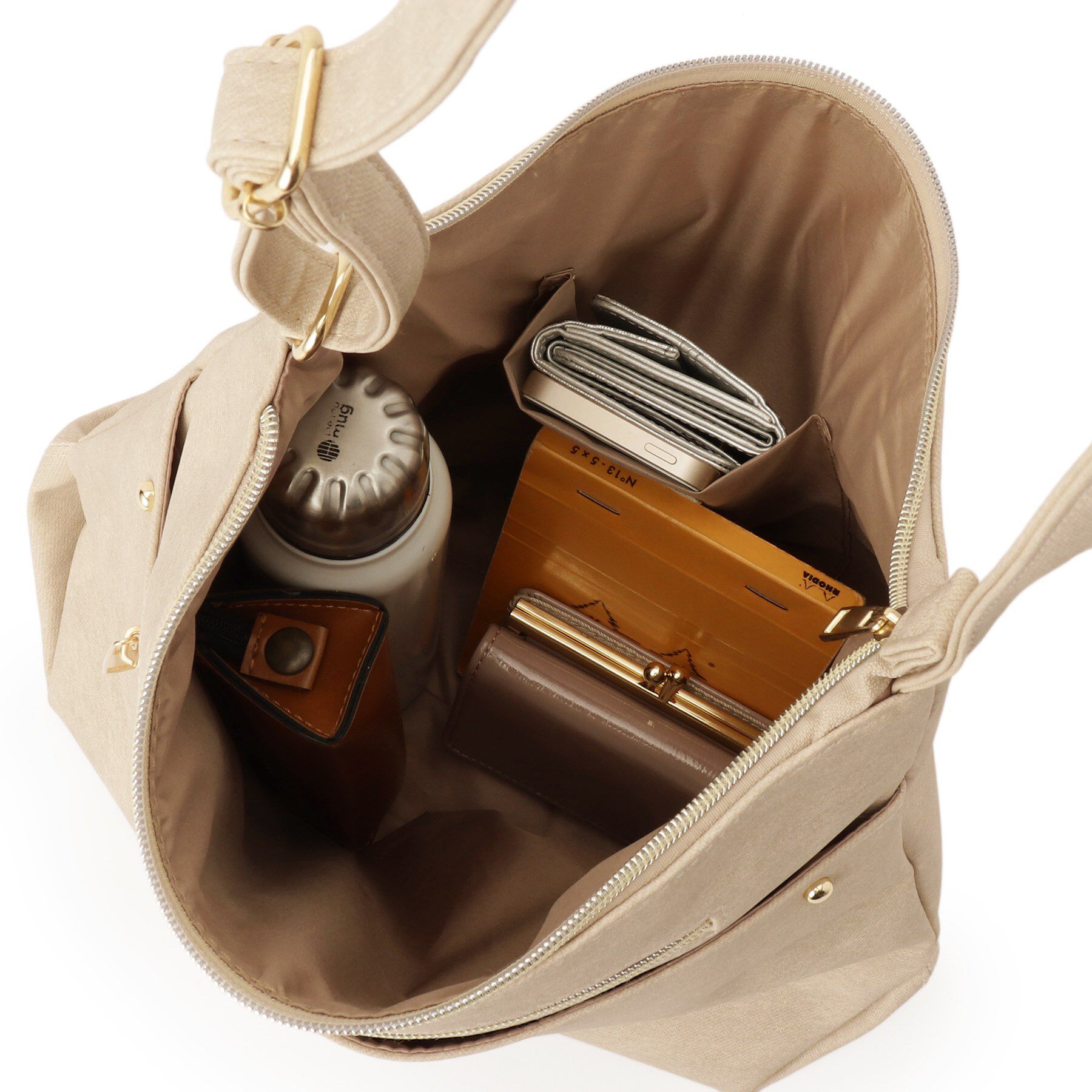 SHOO･LA･RUE「【選べる6色】フロントWポケットショルダーバッグ」|ショルダー・メッセンジャー|