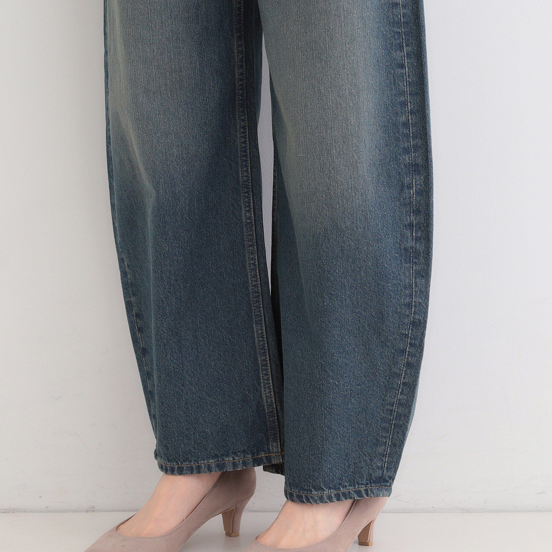 SHOO･LA･RUE「【SHOO・LA・RUE DENIM】1本でこなれシルエットに カーブデニムパンツ」|デニム|