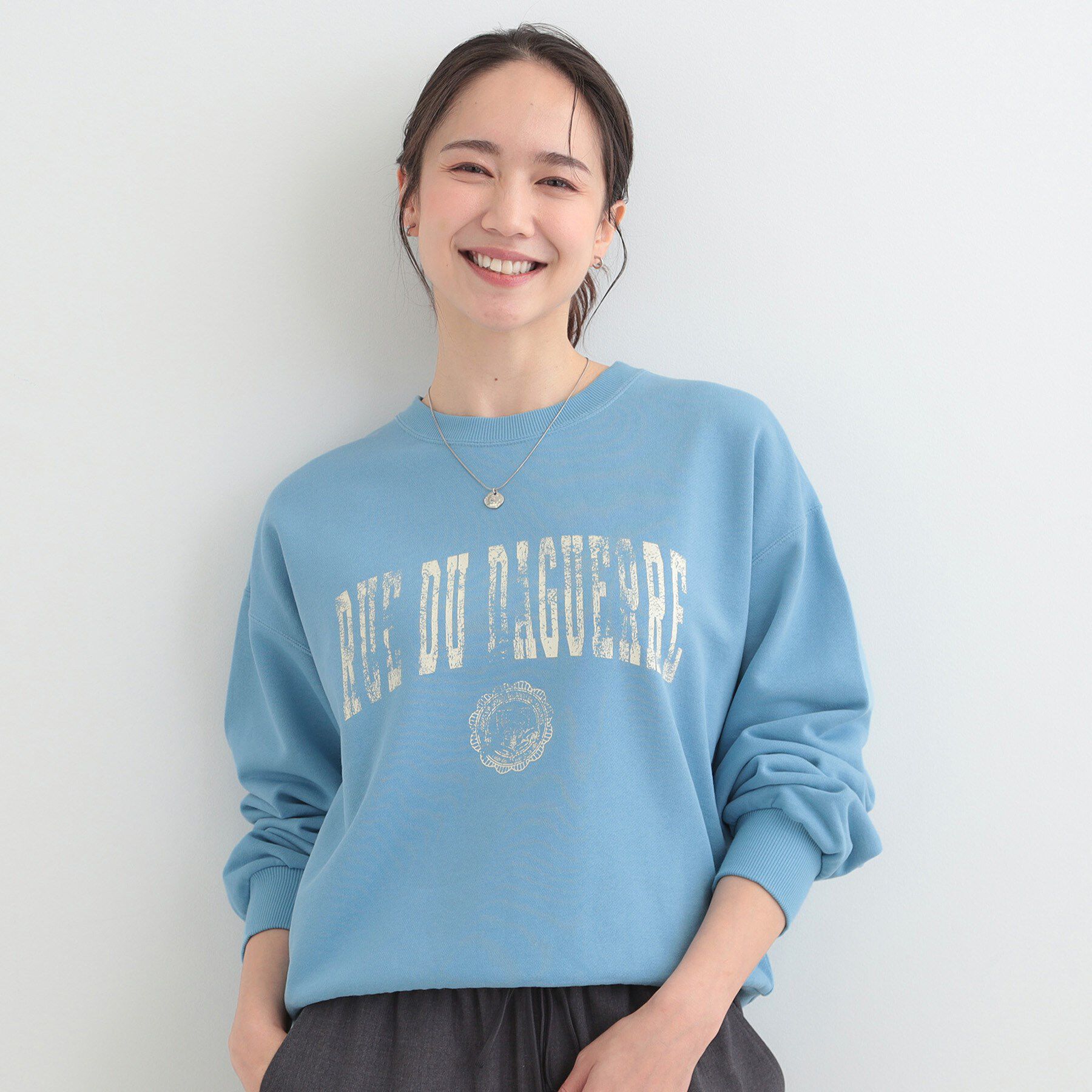 SHOO･LA･RUE「【綿100%/洗濯機可/S-LL/選べる4柄】ゆるっとおしゃれを叶える　プリントアソートスウェット」|パーカー|