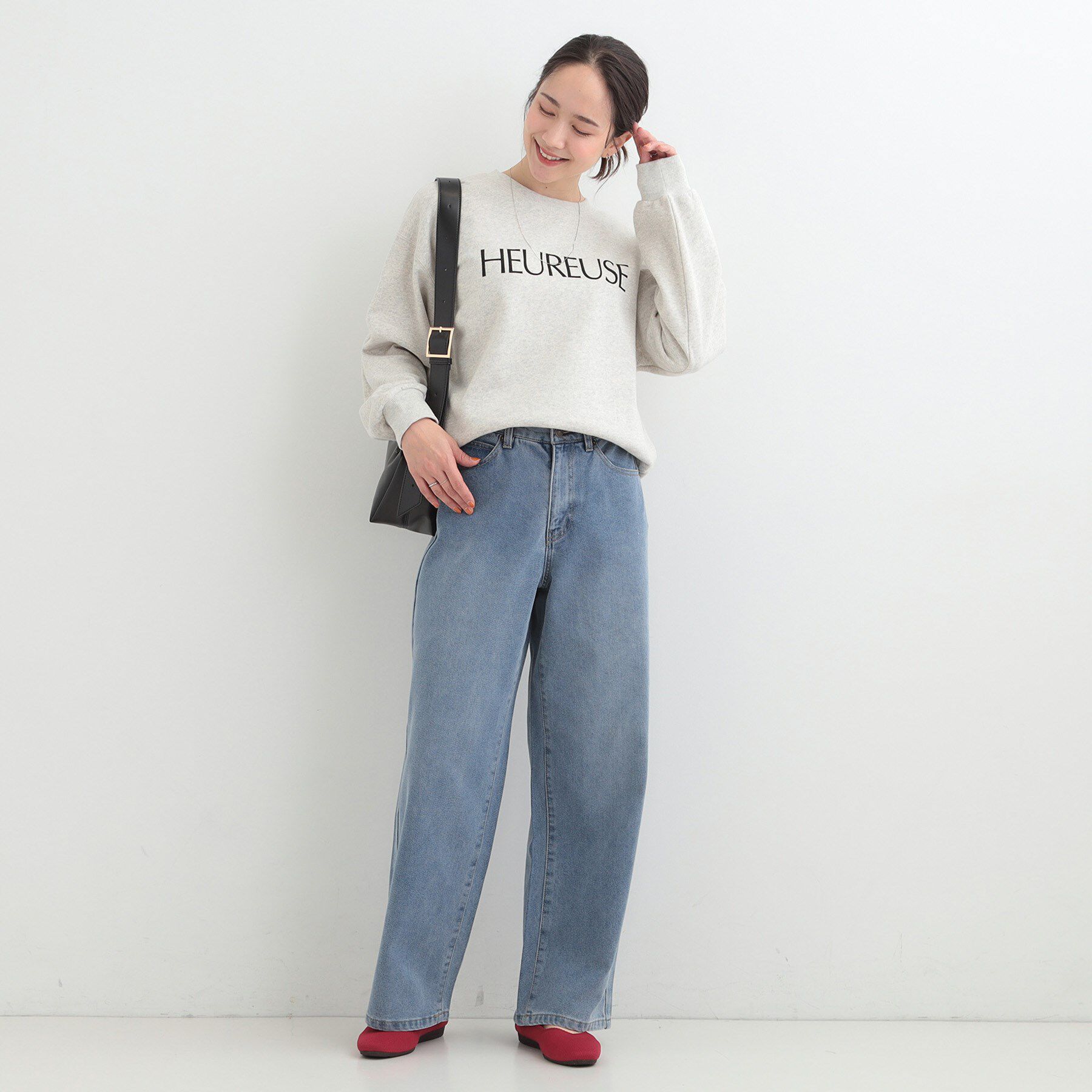 SHOO･LA･RUE「【綿100%/洗濯機可/S-LL/選べる4柄】ゆるっとおしゃれを叶える　プリントアソートスウェット」|パーカー|