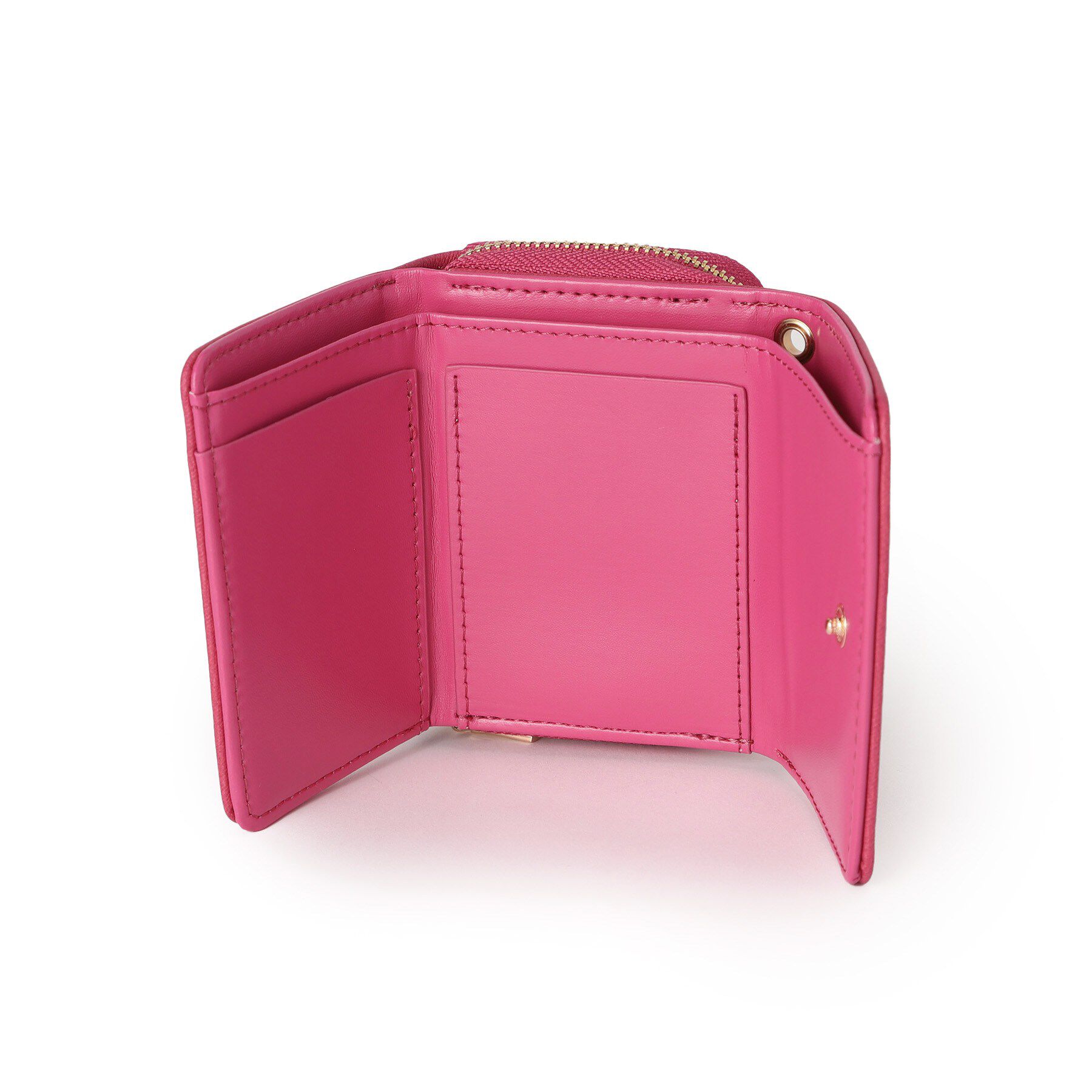 SHOO･LA･RUE「【選べる10色/推し活にも/コンパクト】三つ折りミニ財布」|財布|