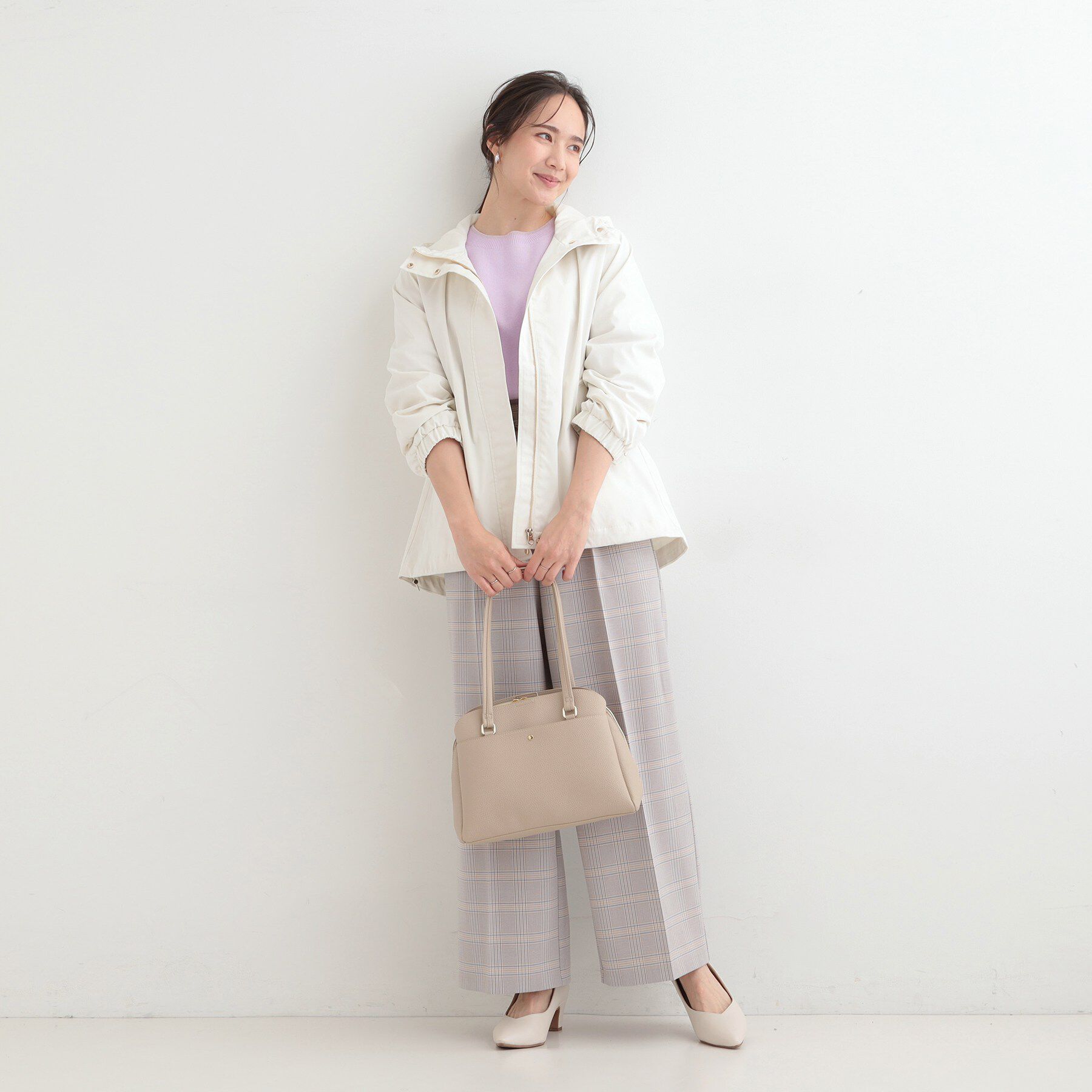 SHOO･LA･RUE「【軽量/2WAY】ロングハンドル ラウンドトートバッグ」|トートバッグ|