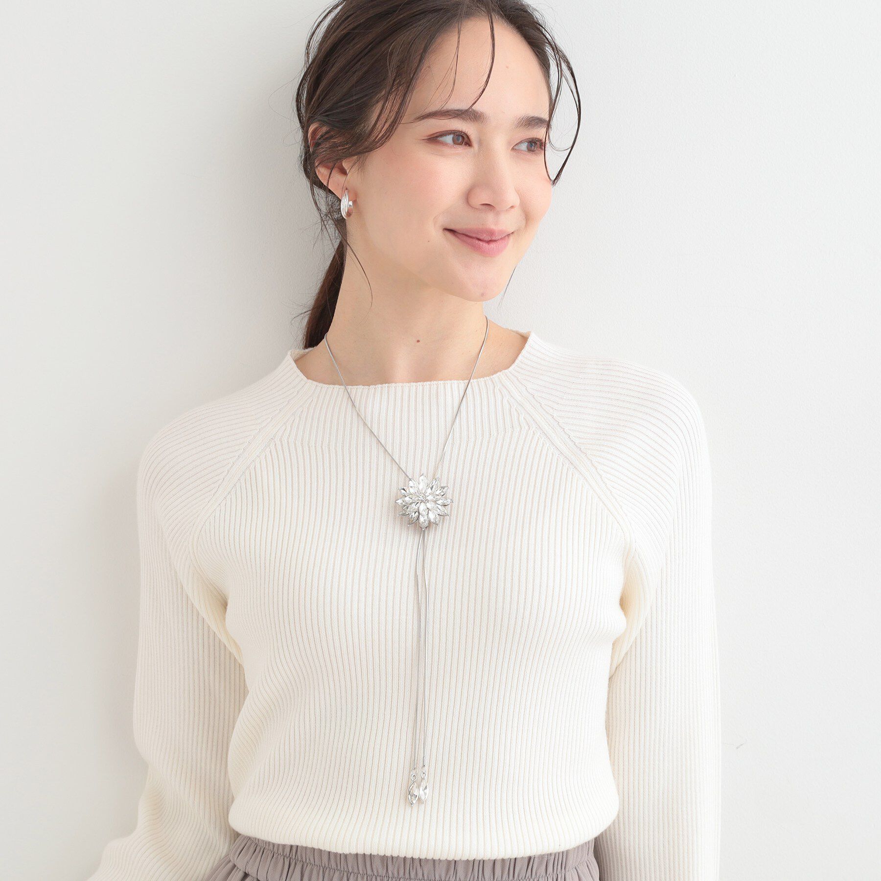 SHOO･LA･RUE「ゴージャスフラワーネックレス」|ネックレス|