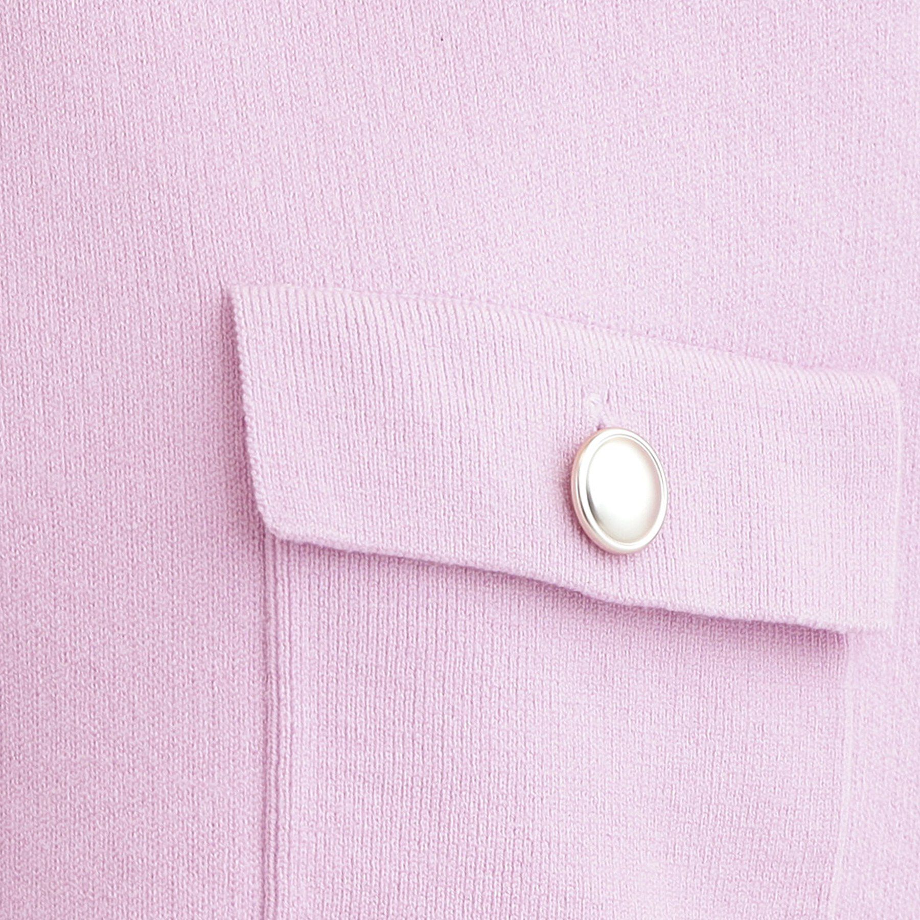 SHOO･LA･RUE「【洗濯機可/S-LL】金ボタンが華やかさを演出 ニットカーディガン」|カーディガン|