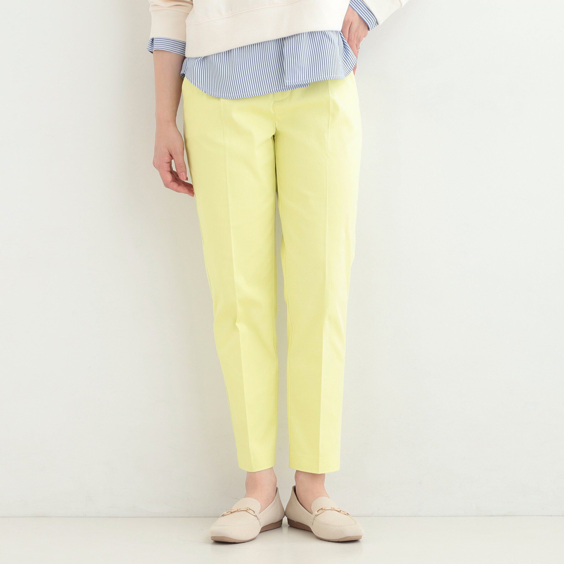 SHOO･LA･RUE「【洗濯機可/SS-LL/美脚シルエット】脚を真っ直ぐに見せてくれる スティックパンツ」|その他|