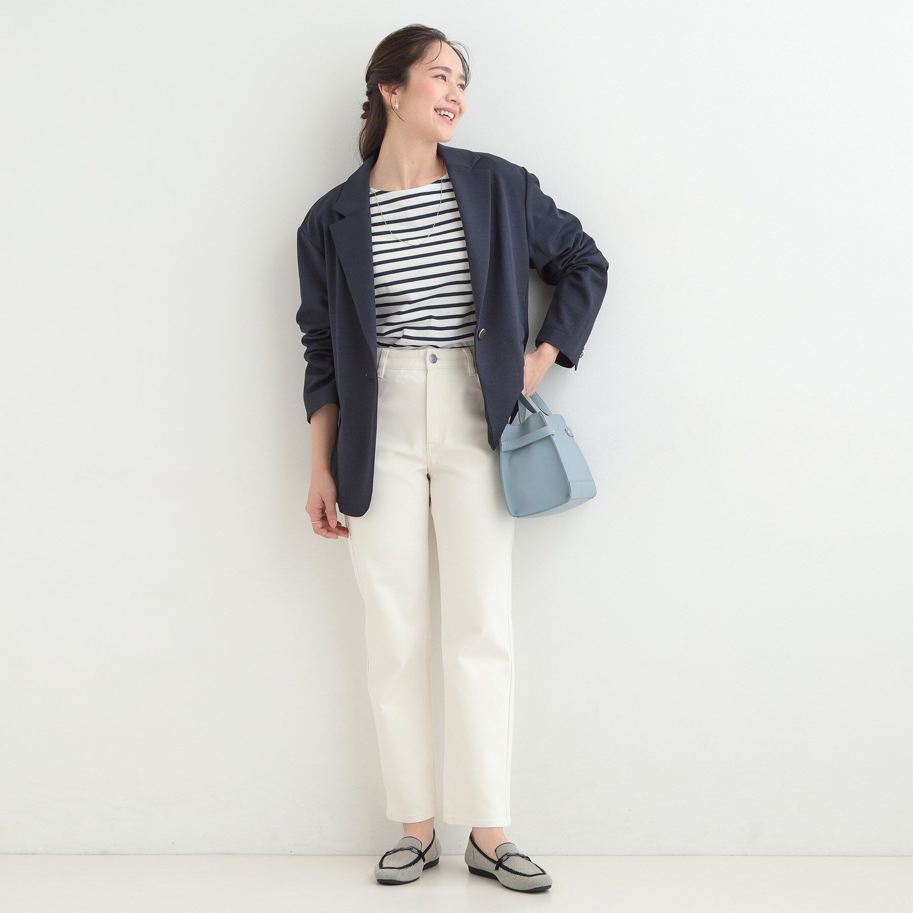 SHOO･LA･RUE「【洗濯機可/SS-LL/ストレッチ】すらっときれい見え 大人のストレートパンツ」|その他|