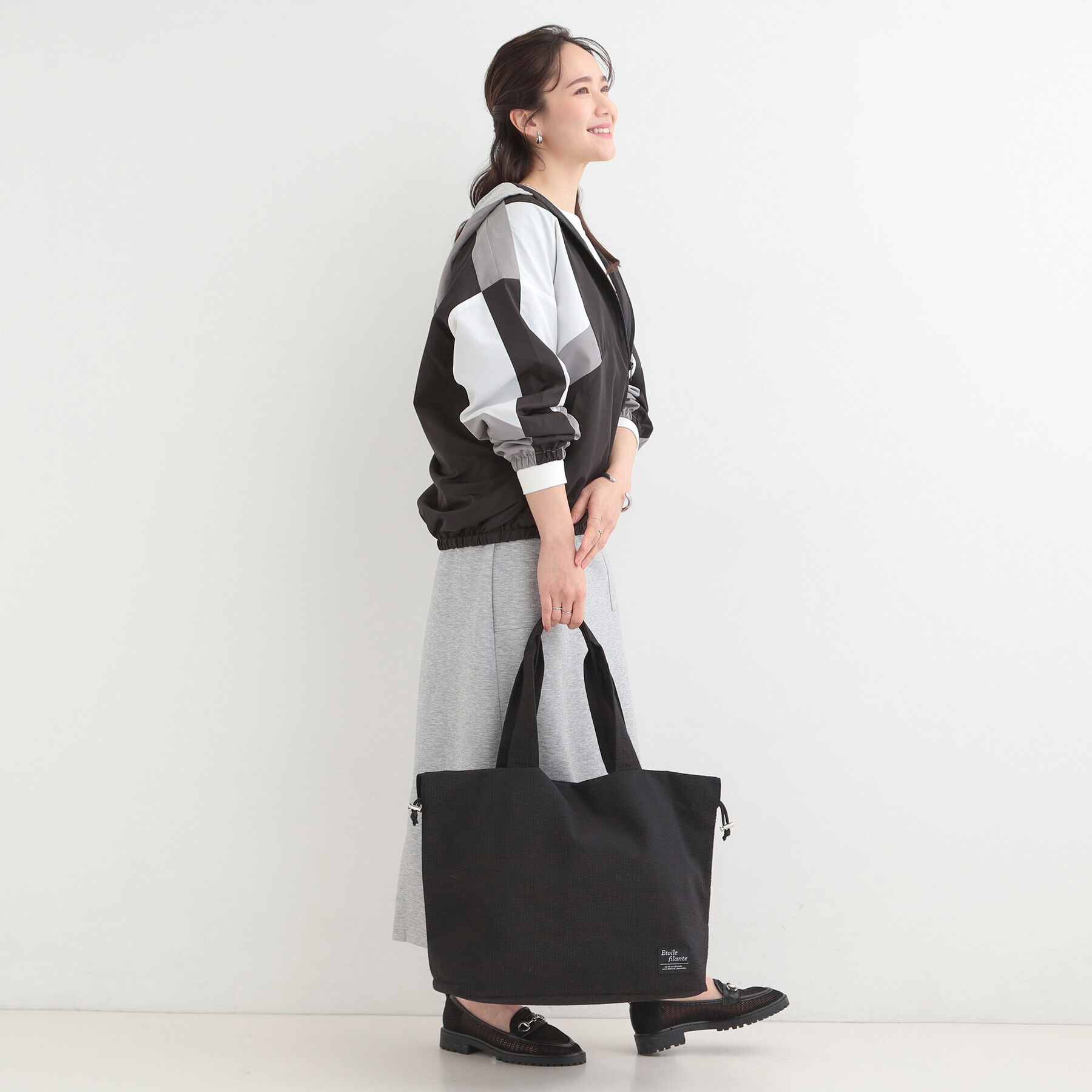 SHOO･LA･RUE「ぽこぽこ生地ビッグトートバッグ」|トートバッグ|