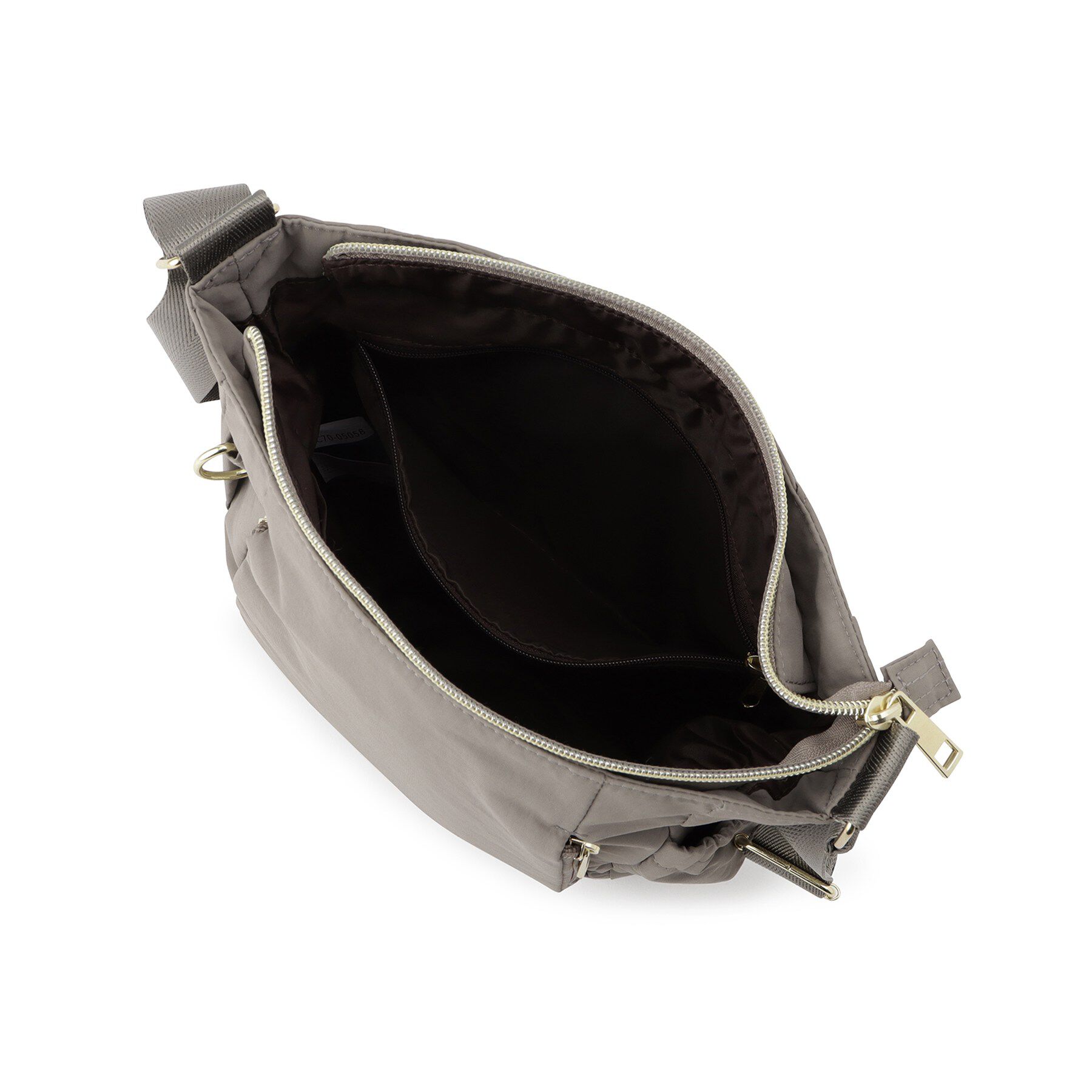 SHOO･LA･RUE「【撥水】縦ファスナー8ポケットショルダーバッグ」|ショルダー・メッセンジャー|