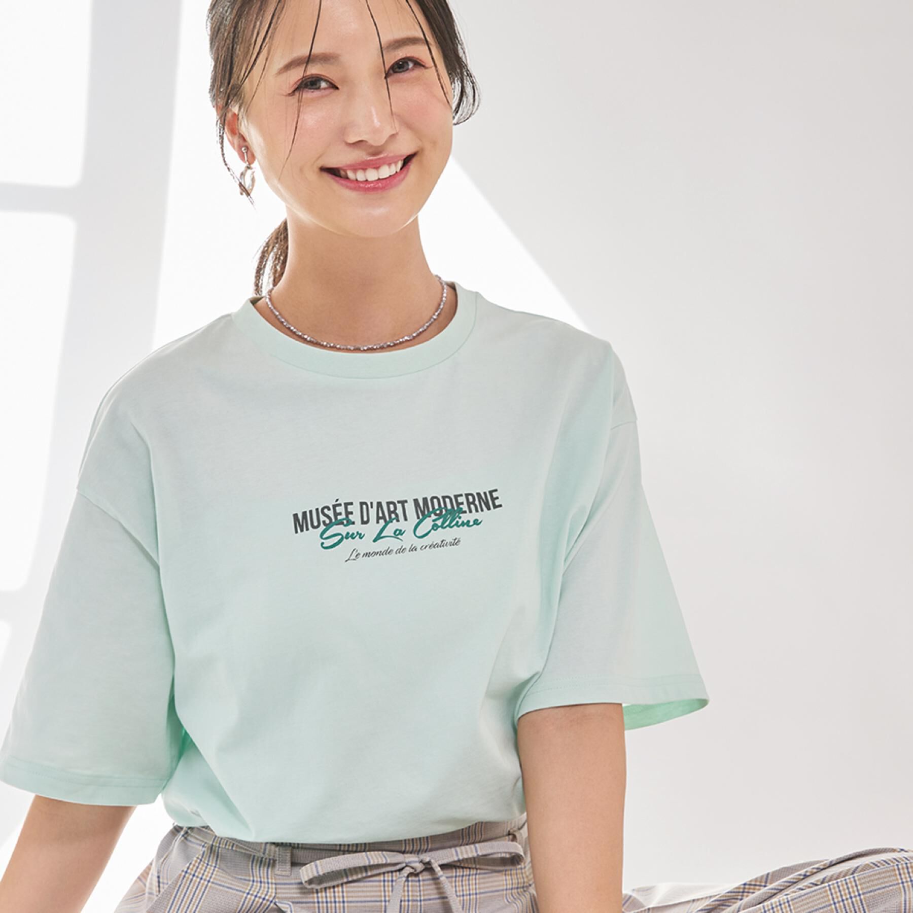 SHOO･LA･RUE「プチプラベーシックプリントTシャツ」|Tシャツ・カットソー|
