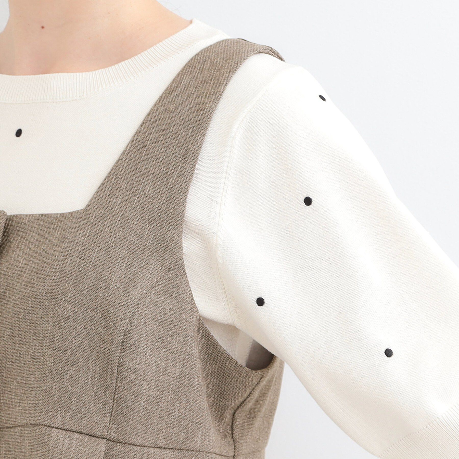 SHOO･LA･RUE「【2点セット/S-LL】着回し力も抜群　着るだけで決まる大人上品セットアップ」|スーツ|