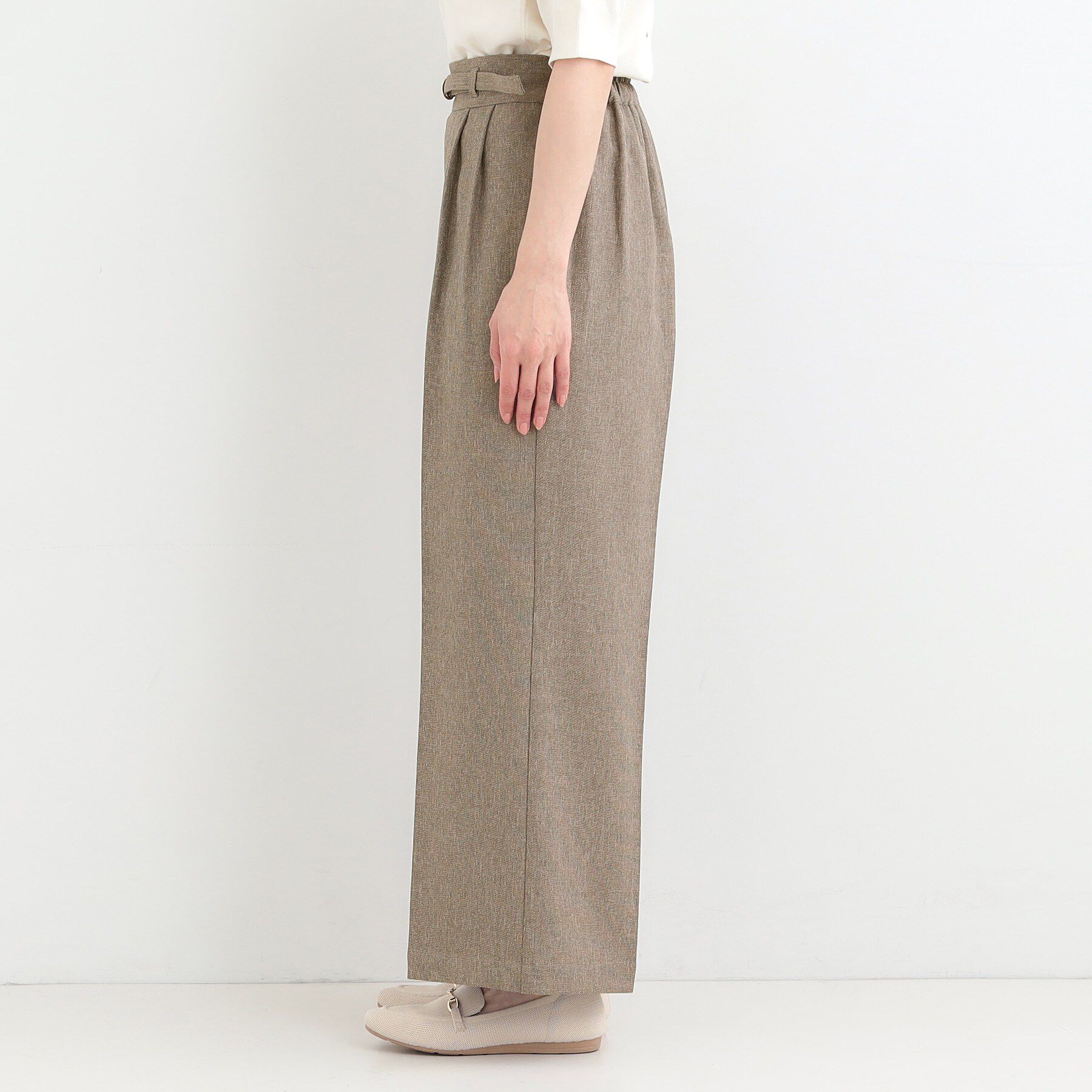 SHOO･LA･RUE「【2点セット/S-LL】着回し力も抜群　着るだけで決まる大人上品セットアップ」|スーツ|