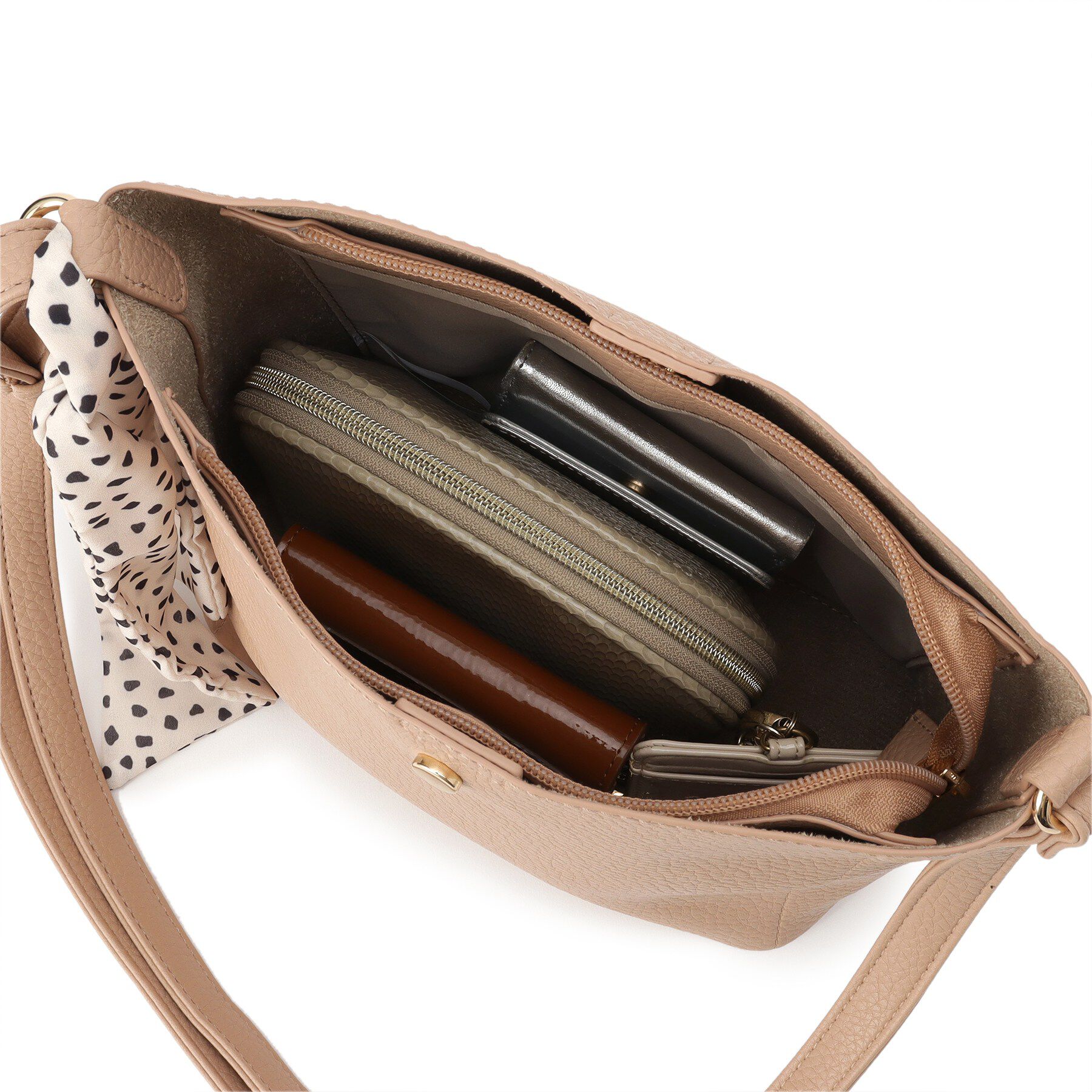 SHOO･LA･RUE「スカーフ付きショルダーバッグ」|ショルダー・メッセンジャー|