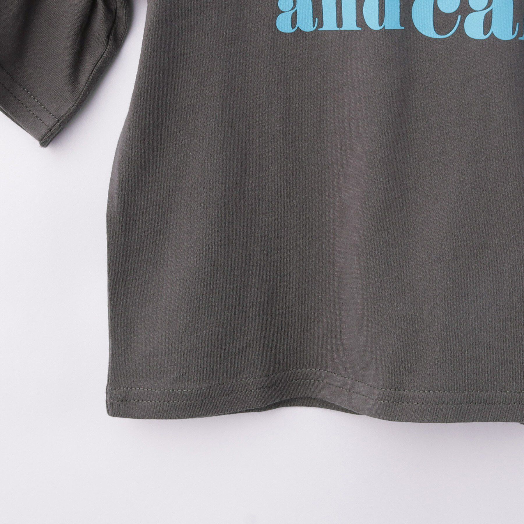 SHOO･LA･RUE「【100-150cm】フリルロゴTシャツ」|Tシャツ・カットソー|