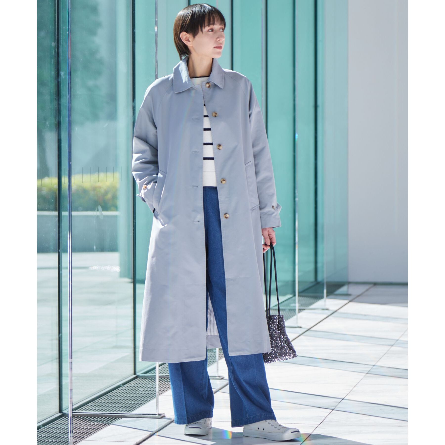 Dessin「【洗える】ステンカラーコート（S～L）」|ステンカラーコート|