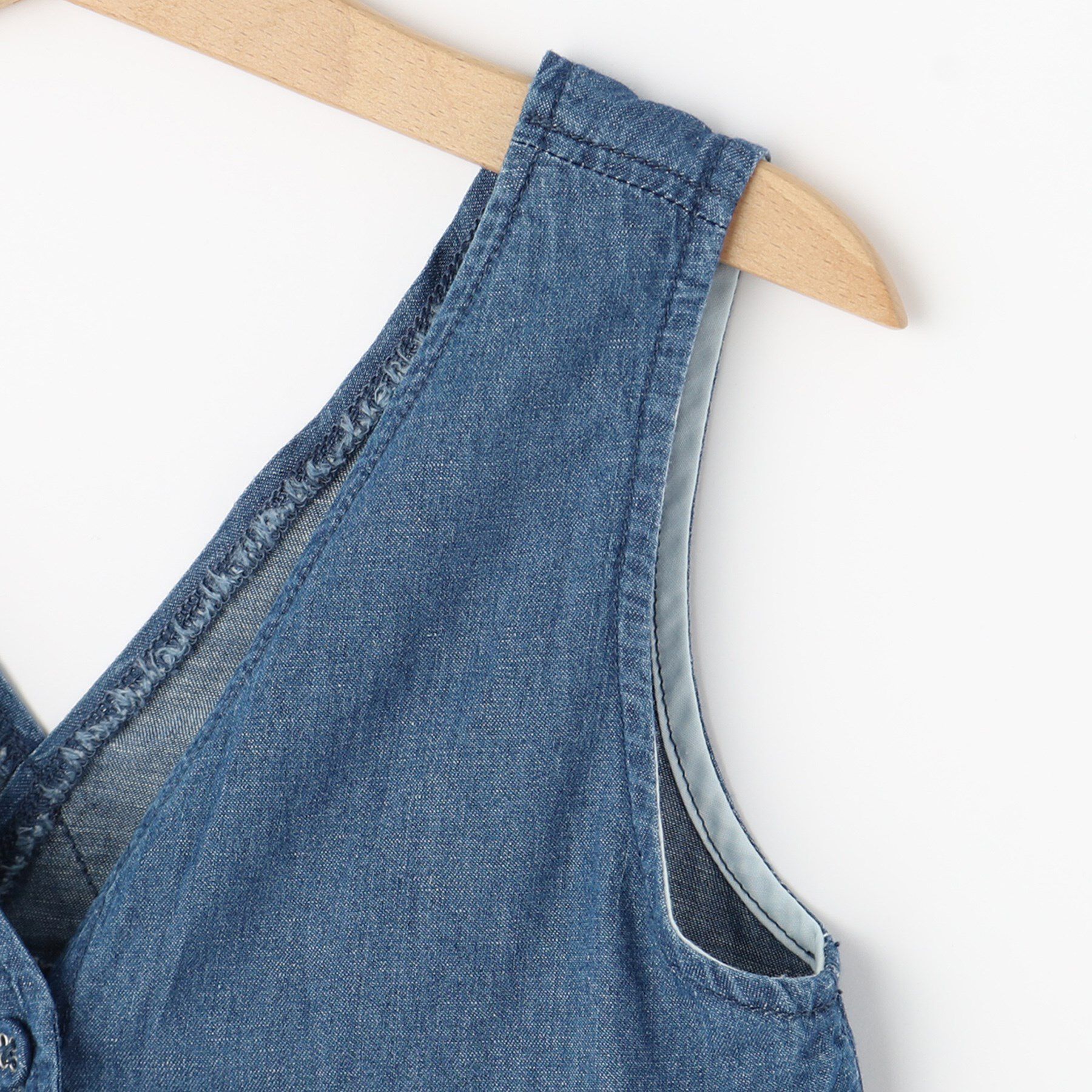 Dessin「【リンクコーデ・洗える・セットアップ可能】ノースリーブブラウス」|シャツ・ブラウス|