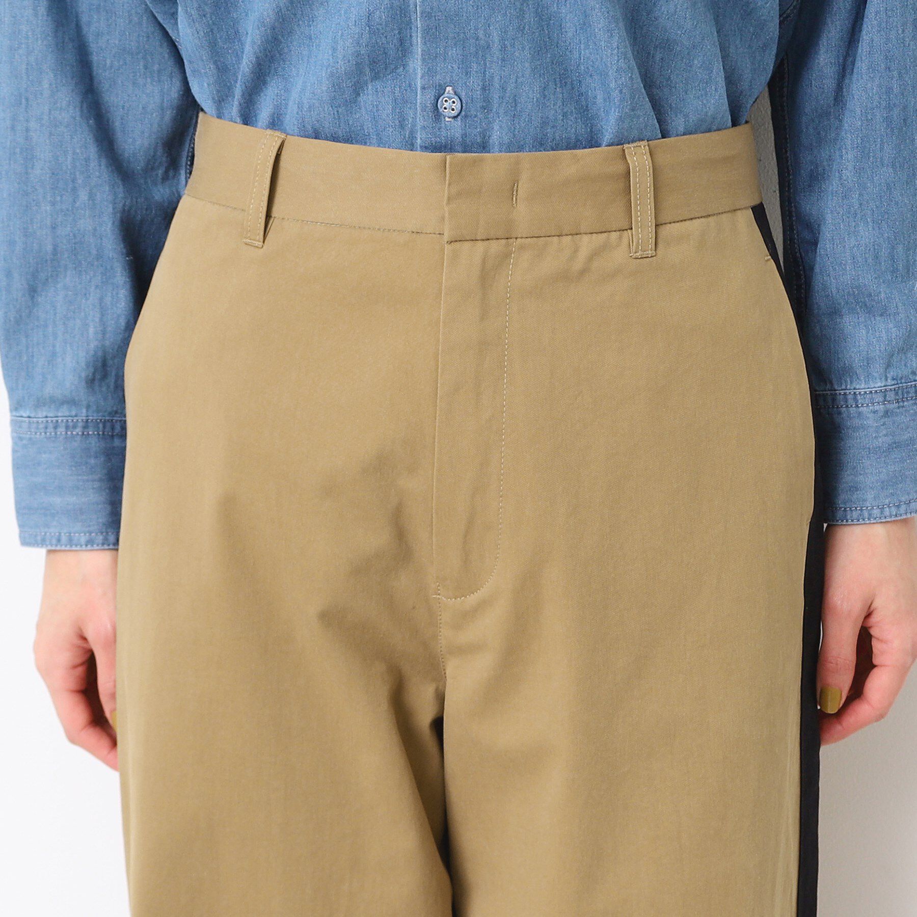 Dessin「【洗える】サイドライン入りワイドパンツ（S～L）」|その他|