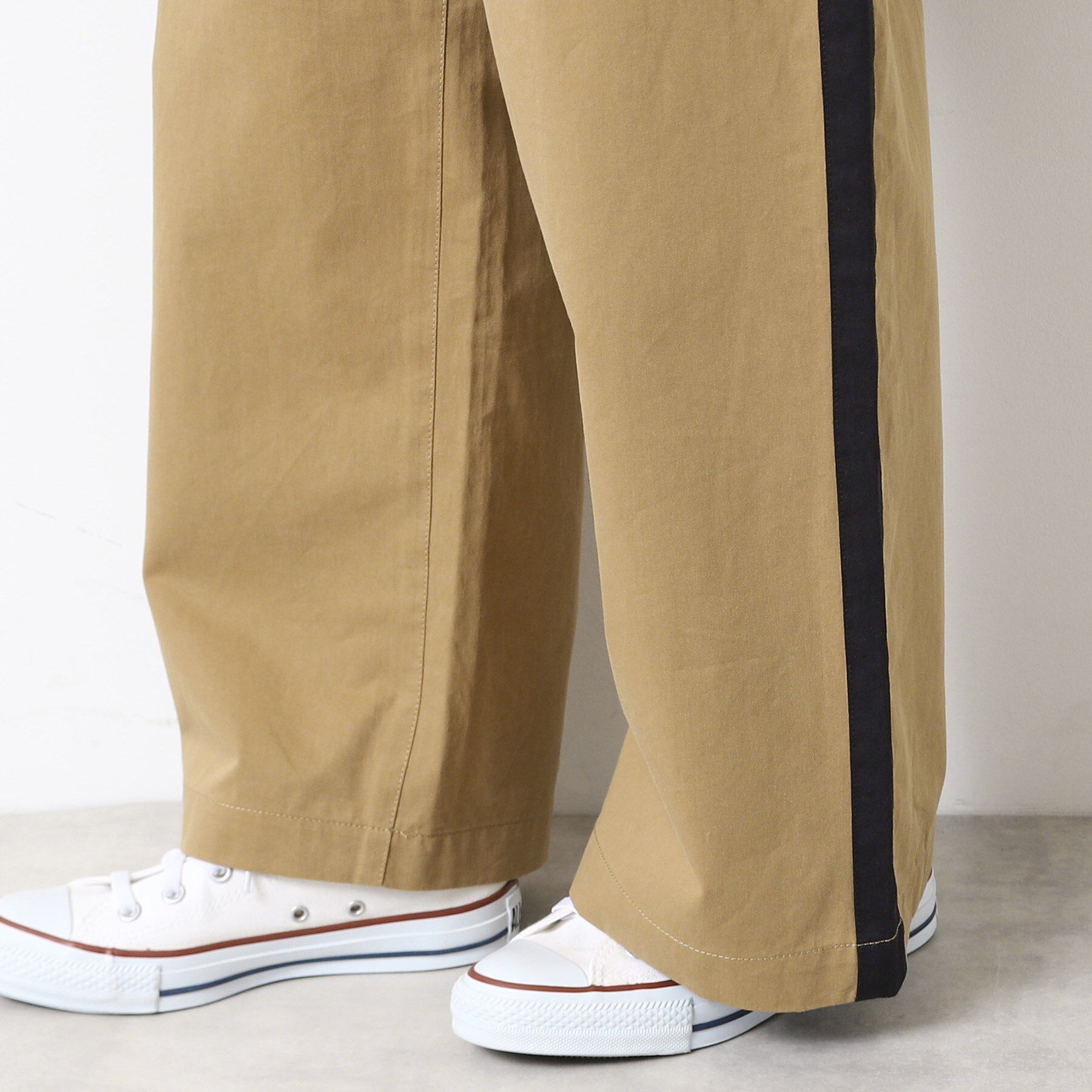 Dessin「【洗える】サイドライン入りワイドパンツ（S～L）」|その他|