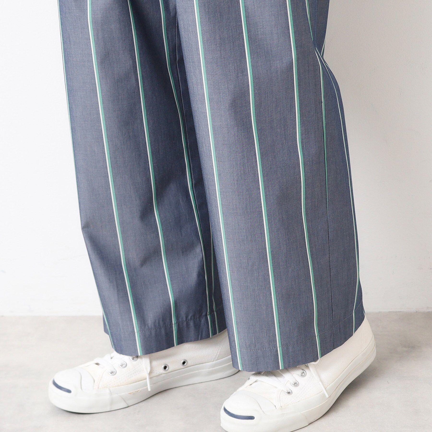 Dessin「【洗える・ウエストゴム】ストライプリラックスパンツ」|その他|