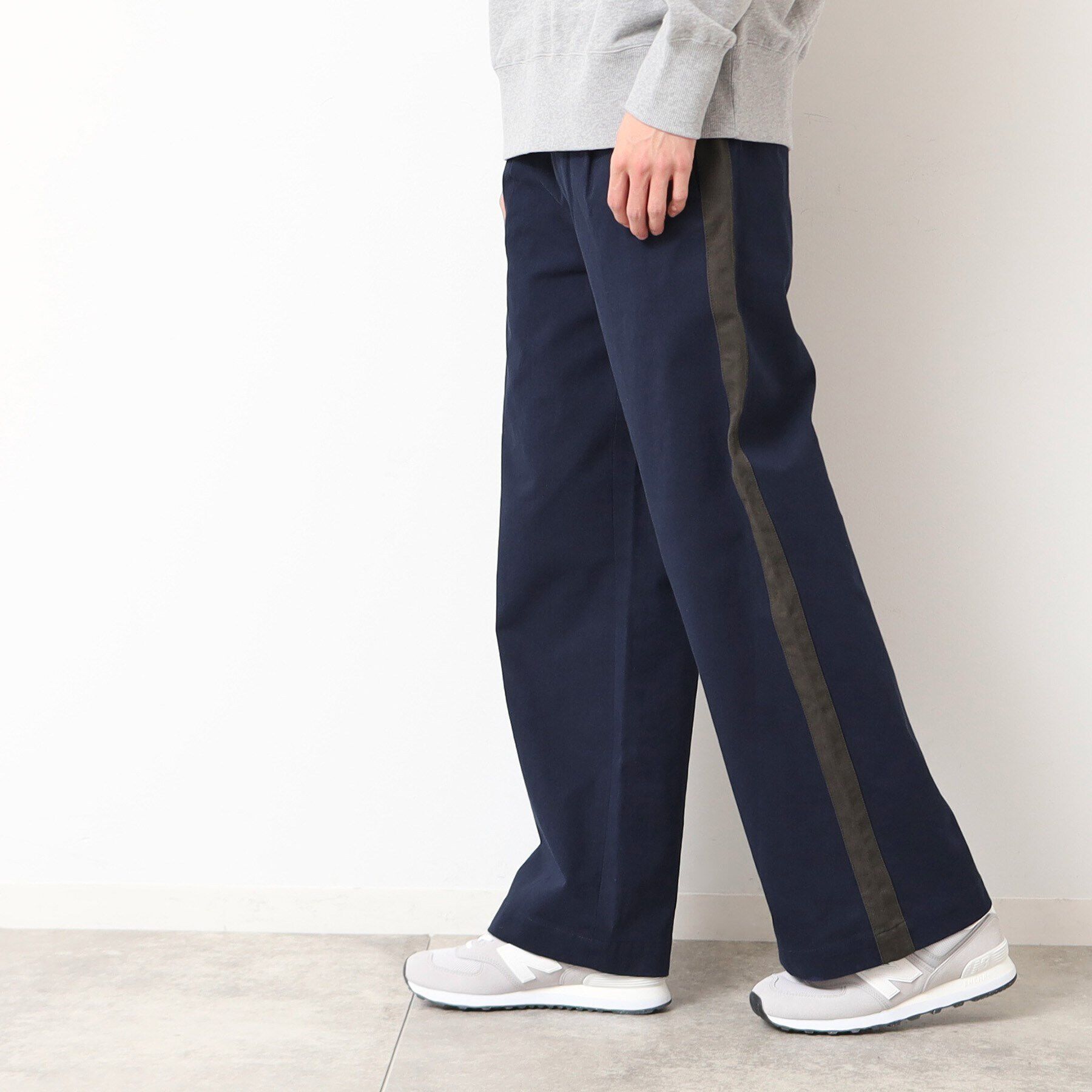 Dessin「【洗える】サイドライン入り切替ワイドパンツ」|その他|