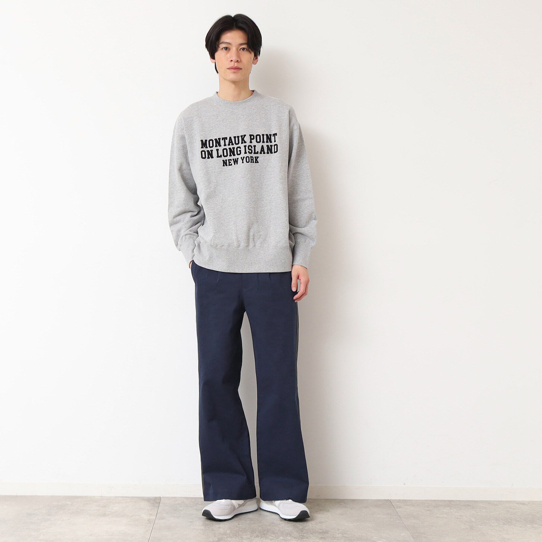 Dessin「【洗える】サイドライン入り切替ワイドパンツ」|その他|