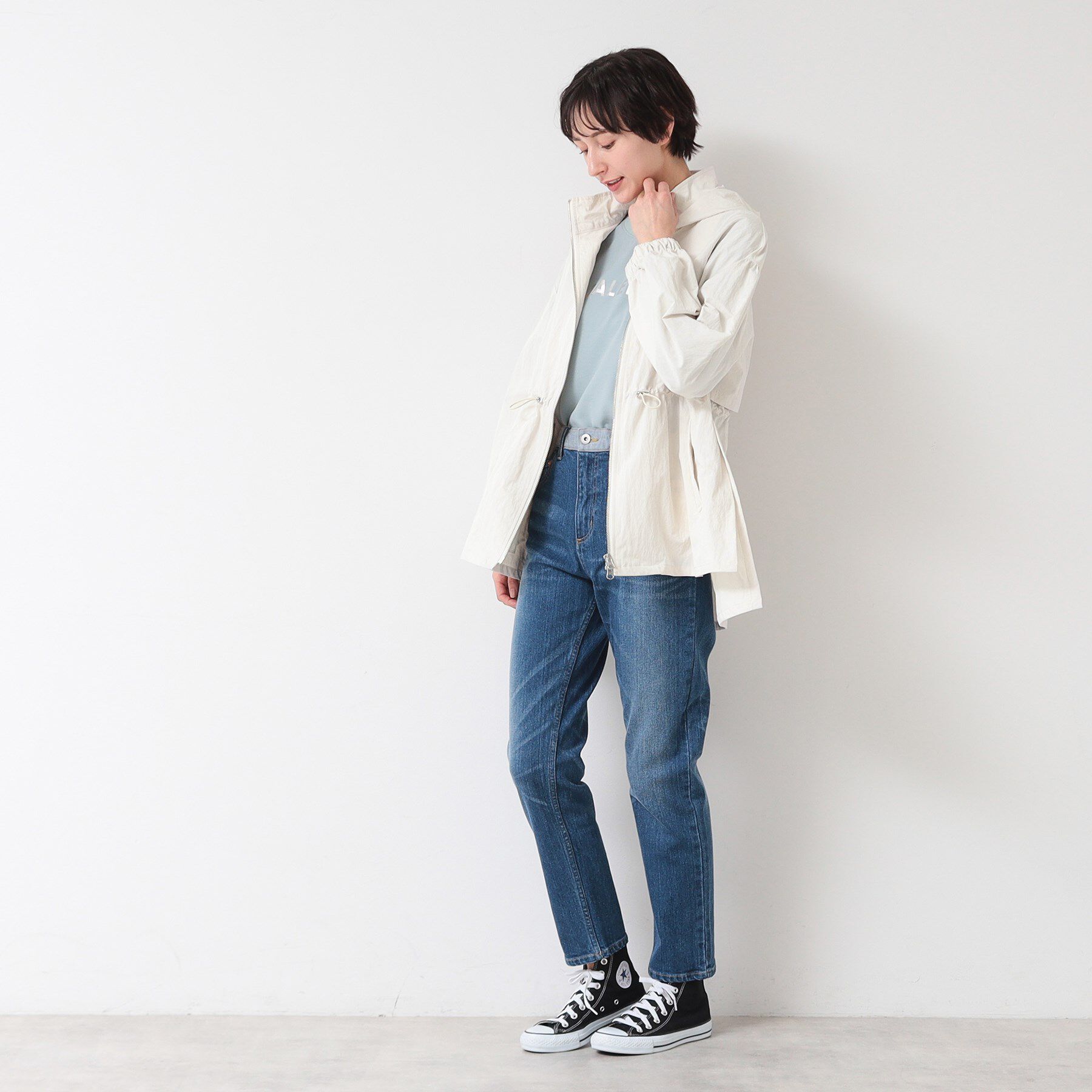 Dessin「ウエストドロストフーデットブルゾン（S～L）」|ブルゾン・スタジャン|